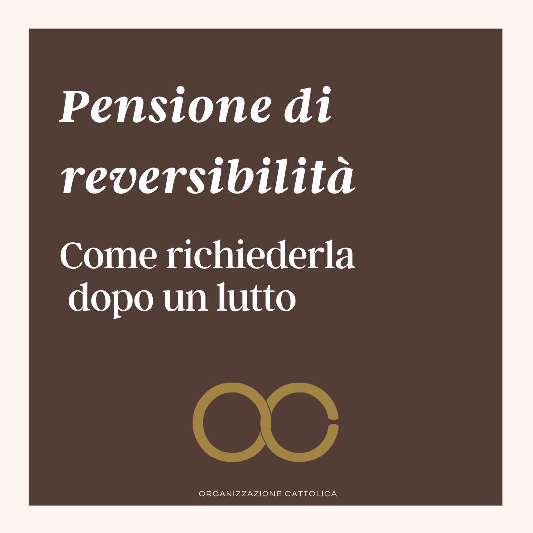 Dopo un lutto, oltre al dolore, arrivano anche tante domande, pratiche burocratiche, decisioni da prendere, moduli da compilare, a cui non si ha né la forza né la capacità di pensare.
C’è confusione, stanchezza, tanti “non so da dove cominciare”.
La pensione di reversibilità è una di queste.
Sapere cosa fare, e quando farlo, non toglie il dolore.
Ma può togliere un peso.
Informare con chiarezza è un gesto di cura.
Perché anche questo significa esserci, davvero. 🤍
Organizzazione Cattolica Onoranze Funebri
Accanto alle famiglie, prima, durante e dopo.