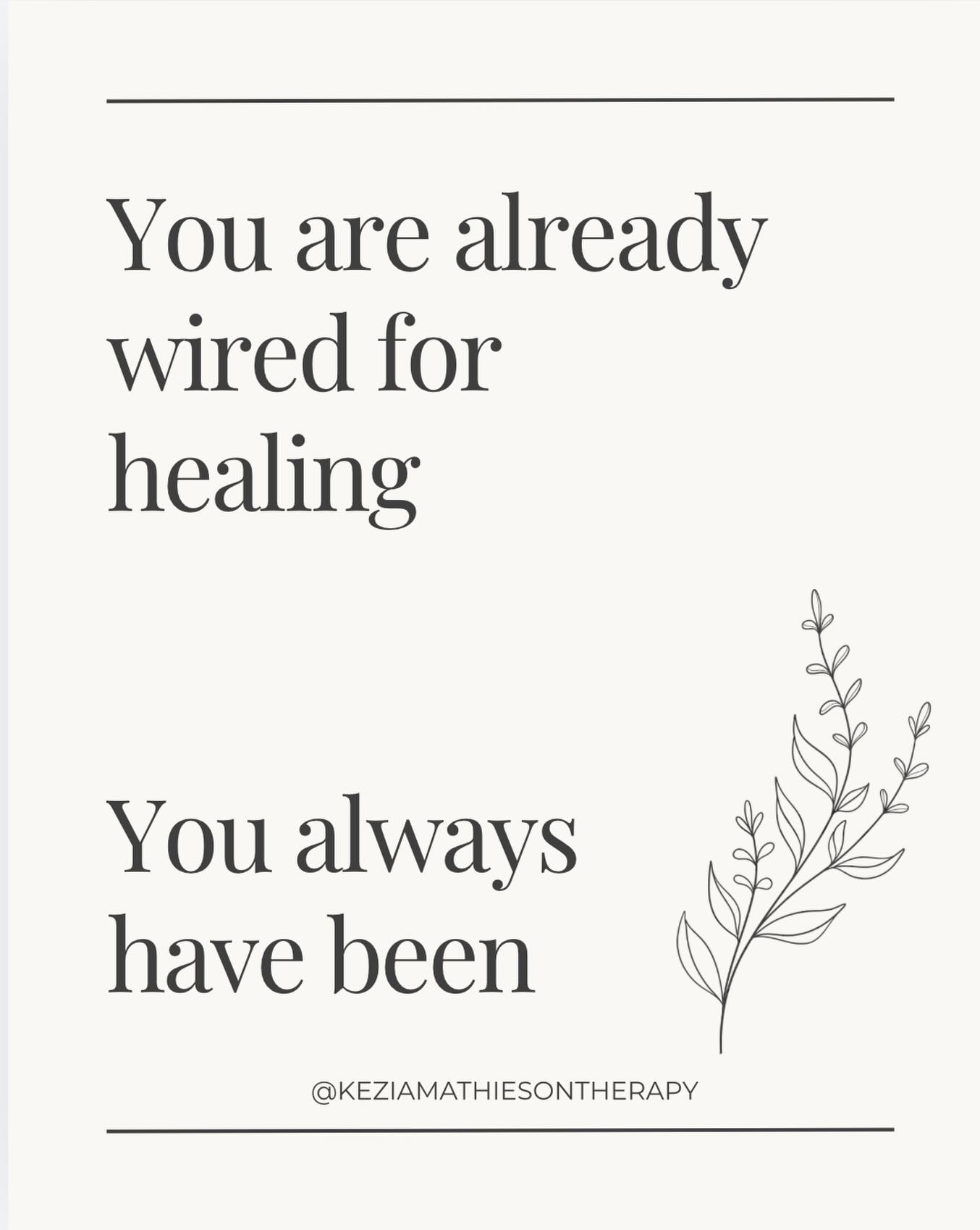 You are already wired for healing. You always have been 🌱
EMDR works with the brain’s natural ability to process and integrate difficult experiences — not by forcing or ‘fixing’, but by supporting what your system already knows how to do. You are not broken, you never have been ♥️
#emdr #traumafocusedtherapy #traumarecovery #trauma #therapy
