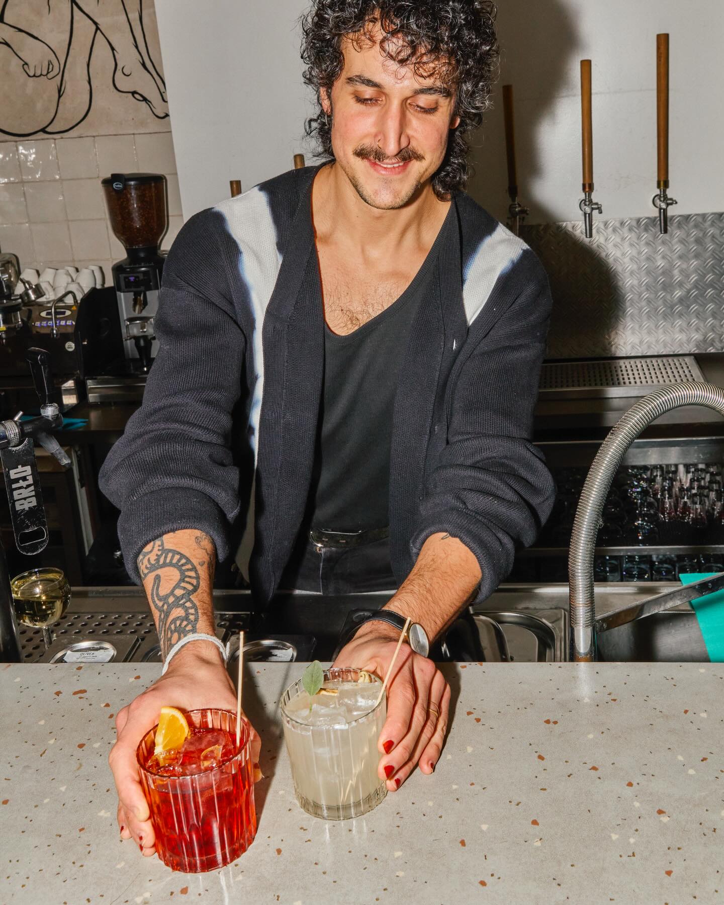 Meet Tommaso !
🙋♂️ what do you do at Gazzo ? I’m an Assistant General Manager, and I’m taking care of the upcoming selection of special drinks (stay tuned!)
🍕 What’s your favorite pizza? I’m a huge fan of our new Salsiccia, but a big kudos goes to the special Vodka pizza, one of my favorites ever!
🐾 What’s your spirit animal ? Have to say a wombat, as they defend themselves by using their butts; don’t know how I can practically use that in my life, but I sure want to find out
📍 What are your favorite places in Neukölln ? @alaska_berlin for some delicious and funky tapas, and @velvet.berlin for the most unique cocktails I ever had
🍍Does pineapple belong on pizza ? Yes, in my nightmares