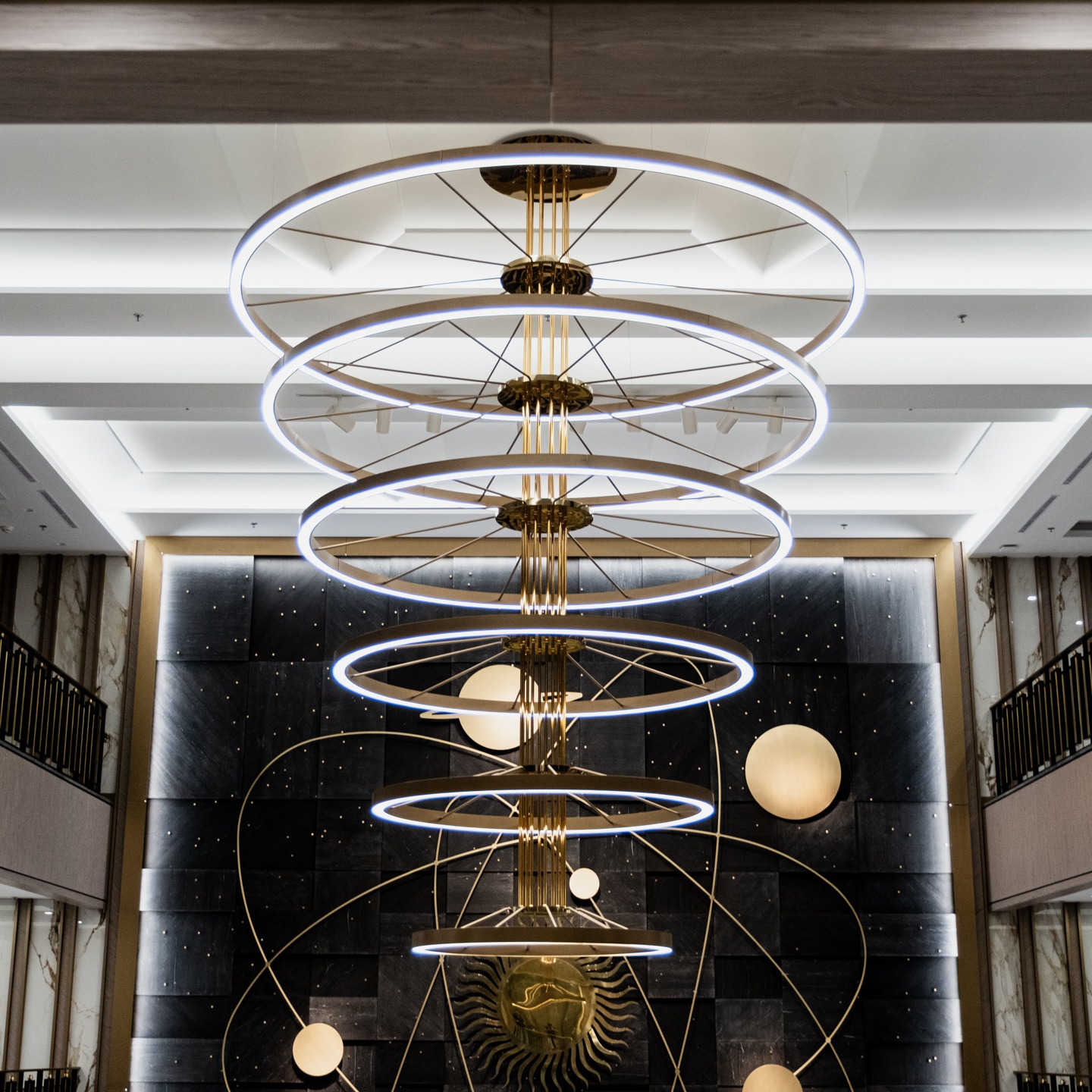 One of our latest projects is East Plaza Hotel in Sofia, Bulgaria.
Our lighting fixtures combine luxury and minimalism through clean forms and refined details, creating a sophisticated and timeless atmosphere.