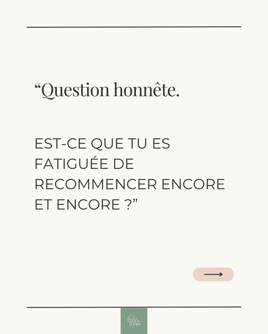 Tu connais la nutrition.
Tu sais quoi manger.
Et pourtant… ça bloque.
Ce n’est pas un problème d’alimentation.
C’est souvent le stress, les émotions, l’inconscient.
C’est exactement pour ça qu’on a créé En Corps.
Les inscriptions sont ouvertes.
Lien en bio.
#nutrition #programmeminceur #hypnosealimentaire
