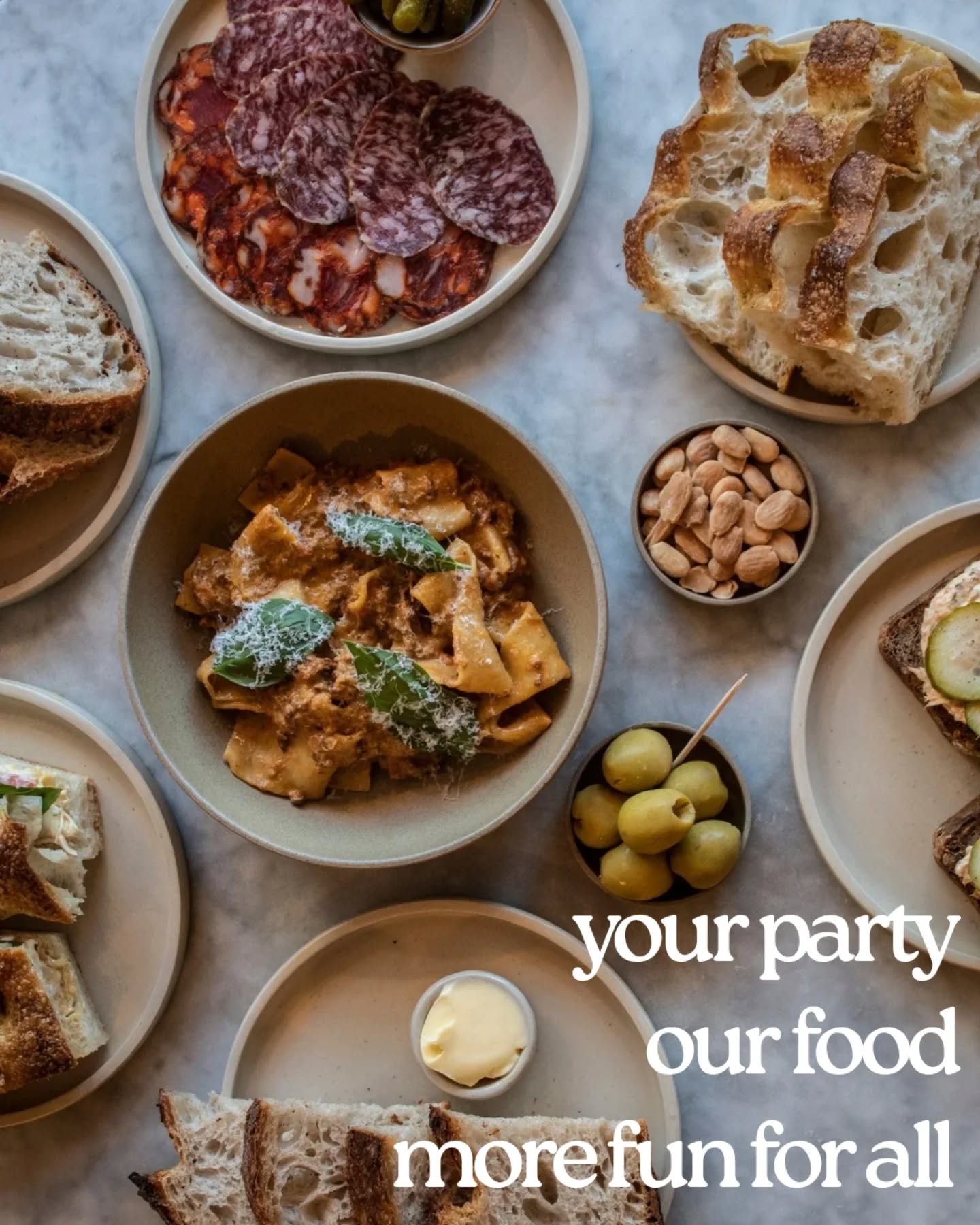 BIG NEWS GUYS. 🎉 From this Spring...
Whether you are hosting a party, planning a wedding, or gathering some friends, we are now offering...CATERING FOR ANY OCCASION!
Yes, you heard correctly. It’s all about bringing the Juniper fare to you. 🥂✨
Think about all the snacks you have enjoyed over the last 3 years here at the cafe. Think about those dishes that you wished you had been able to share with your friends. Think about that thing you have coming up this year and how easy it can all become, if you just hire us to do all the cooking and pouring for you.
Our team is ready and raring to go. Our approach to catering for your event will be much the same as our approach to our cafe; creative, considered and of the highest quality, always.
Over the next few weeks we will be sharing all we have to offer but if you can't wait...head to our website for more info or simply get in touch to start talking parties. 🎉
@visitarundel @sussexstories @sussexexclusive @sussexbytheseaarun @tarrantstreetindependents
#juniperevents #eventcateringwestsussex #junipercatering #juniperarundel #arundelwestsussex
