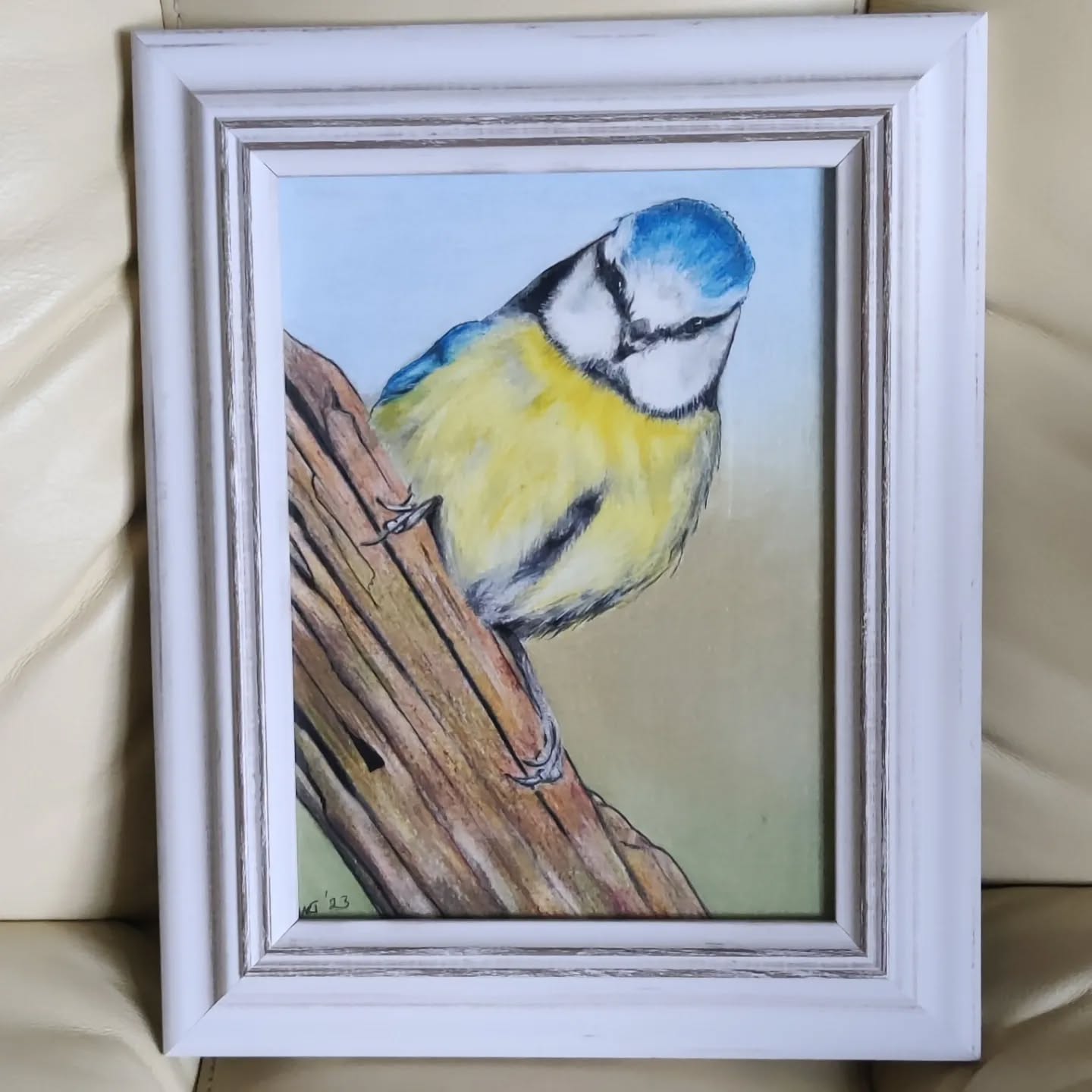 And it framed......!! Happy Tuesday all ....💫💫