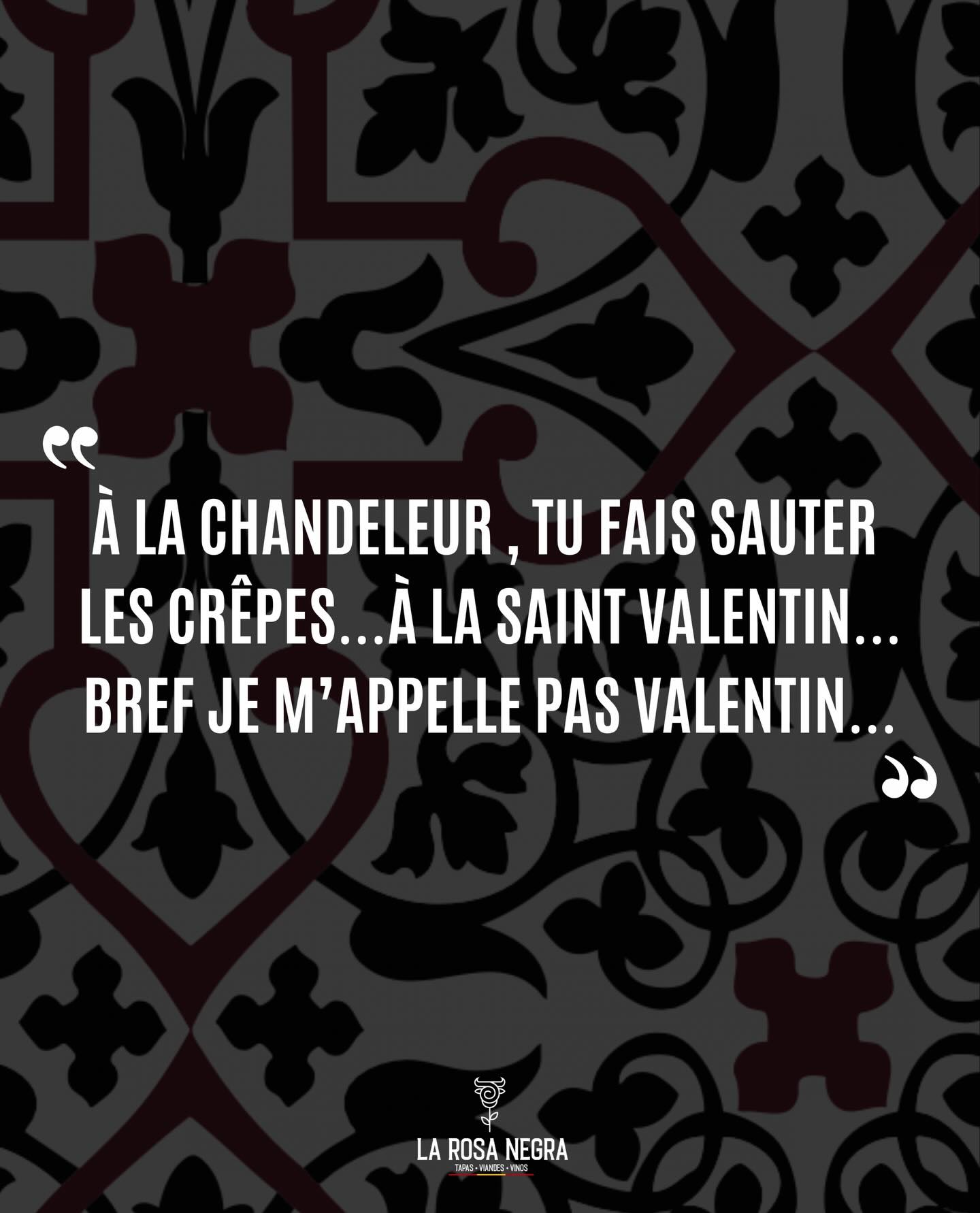 Et surtout, joyeuse fête à tous les Valentins 🙃
#SaintValentin #Valentins #Amour #toulouse #RosaNegra