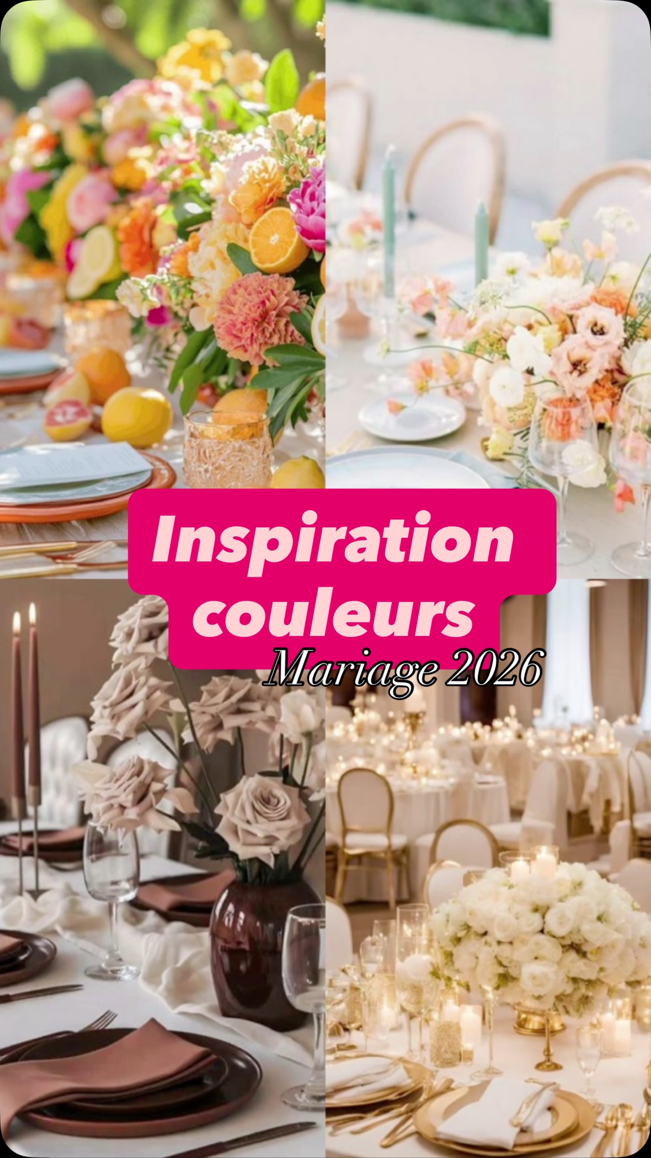 ✨ Inspiration mariage – laissez parler vos émotions ✨
Et si votre mariage ne suivait pas une tendance…
mais une intention, des émotions 🤍
Des couleurs qui racontent une histoire.
Une ambiances qui fait vibrer à VOTRE image.
La team du Wild In Love, croit veritablement aux mariages qui ont du sens en cohérence avec vos désirs mais surtout aux mariages profondément personnels
Nous vous invitons à imaginer un mariage qui vous ressemble vraiment.
👉 Enregistrez ce réel si vous êtes es en pleine réflexion
Inspiration @pinterestfr
#mariagealsace #wildinlovefestival #salondumariage #weddinginspiration #inspirationmariage