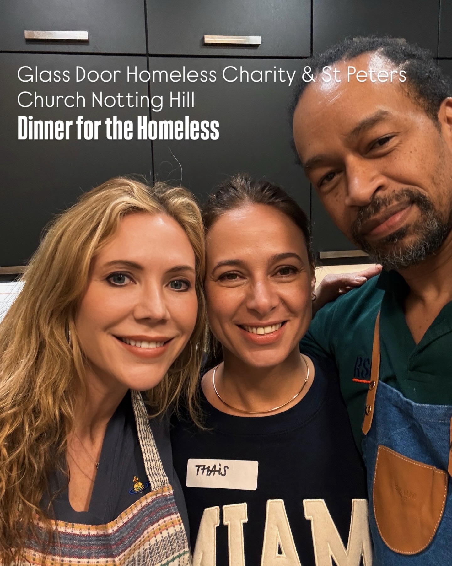 Chef Marcelo @marcelo1702 whipping up his cottage pie and crumble for Glass Door Charity @glassdoorlondon and St Peters Church @stpetersnottinghill whilst I did the miso cauliflower and leek soup and lovely winter greens with my @vitalityseedcrunchies on top. Thank you @tha_santucci for all your divine assistance and fransien @fransienm for all your organising - such a wonderful eve for the guys. Always nice to help out our community and feed from the ❤️.