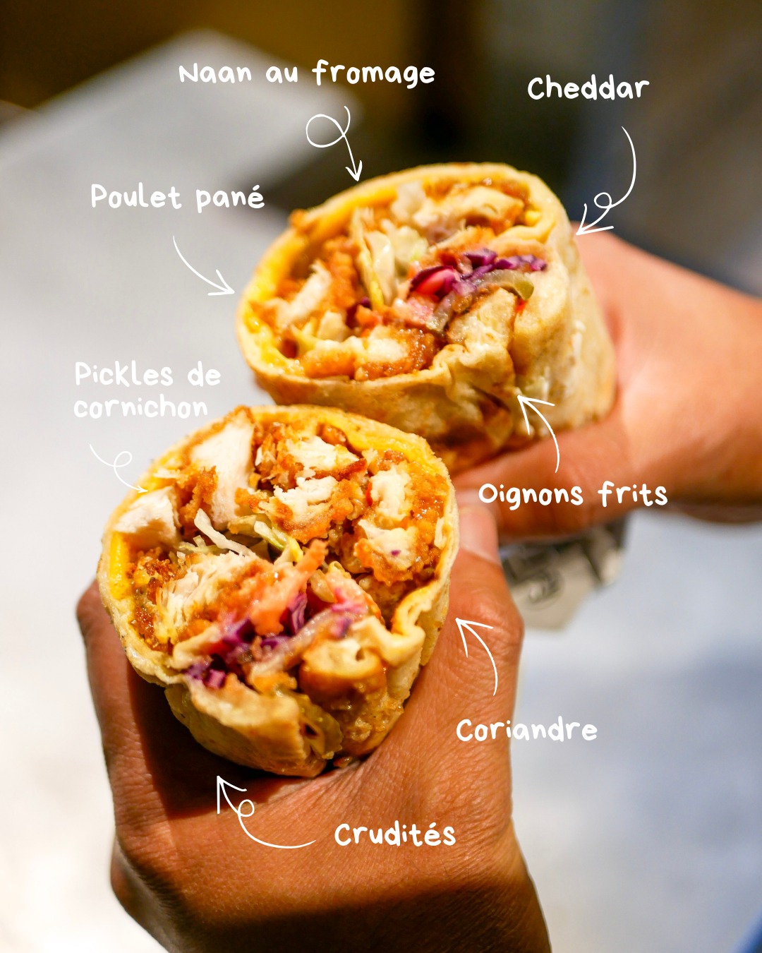 Vous avez validé l'Indian Crousty.
Vous en avez redemandé.
On vous a écoutés 👀
Voici le Crousty Naan.
🌯 Version naanwich
💛 Validé par les Bhaiya
Bhaiya Kitchen - Restaurant Indien version Street Food à Toulouse (Capitole) & à Clermont (aux @hallesdubrezet)