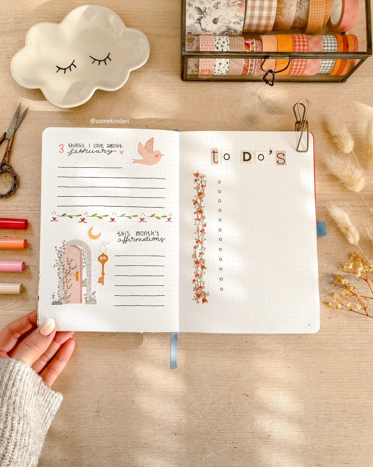 Happy Sunday Friends 🤍 Today I’m sharing my February check-in spread ✨🐦⬛🌿🗝️ A gentle little space to pause, reflect, and reconnect with myself throughout the month. On the left, I created a mindful check-in to set my affirmations and on the right, there’s space for a monthly to-do list to keep me organized and focused 😌📖🖊️ I love these kinds of spreads because they help me slow down, set intentions and find a balance between productivity and self-care. This month, I really want to move through February with
more softness, awareness and gratitude 🌸
#bulletjournalcommunity #bujoinspirations #planneraesthetic
bullet journal check in, monthly check in spread, bullet journal to do list, planner spread, mindful journaling, self care journal, aesthetic bullet journal, monthly planner layout