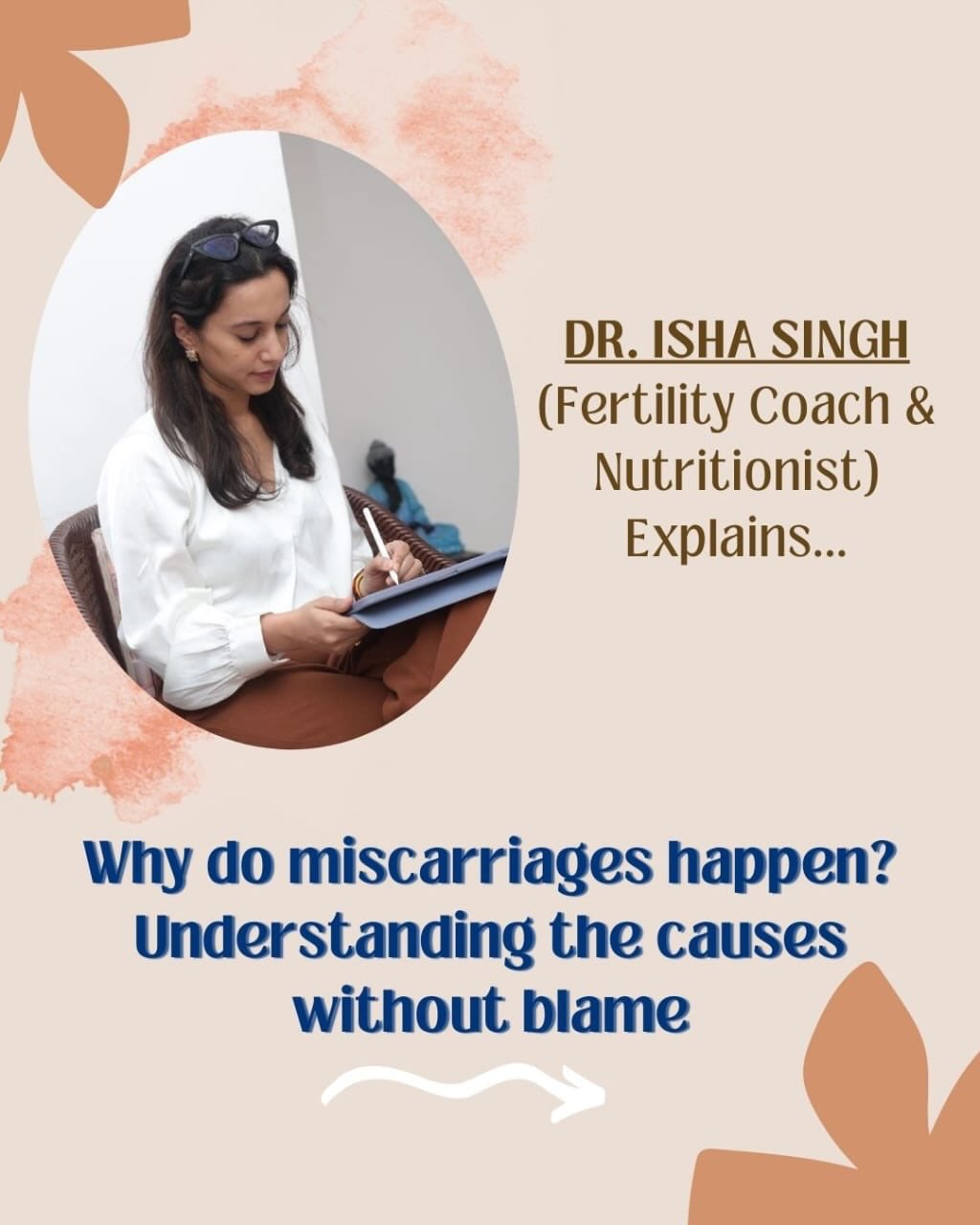 No woman should go through a miscarriage but if they do, this is what you should know ✅
(
Fertility coach
Fertility diet
Planning pregnancy
Trying to conceive
Be Healthy with Dr Isha
Fertility coach India
Fertility coach Isha )