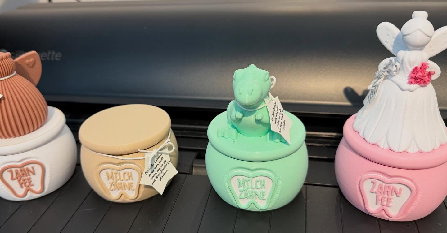 Die liebe Zahnfee muss man nicht sehen, um an sie und ihren Zauber zu glauben ✨✨
Dateien von der @simsalabim_manufaktur
# 3D Druck #Zahnfee # Zauber # Mädchen Junge