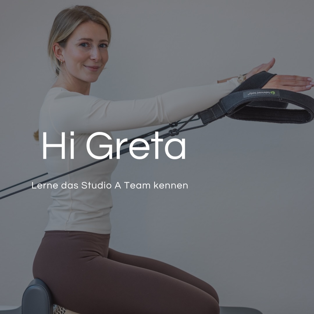 Ihre ruhige und positive Ausstrahlung sorgt dafür, dass jede*r im Raum sich einfach nur gut fühlt. 🩶
Liebe Greta, es ist so schön, dass du ein Teil von Studio A bist!
#reformer #reformerpilates #modernpilates #pilates #greven
