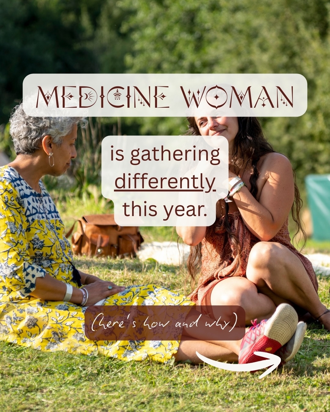 We will be weaving in smaller ways, with day retreats and medicine offerings throughout 2026
The first being 🕊️ Women of Peace 🕊️ a day retreat on the 7th March, for International Women’s Day. At dear @embercombeuk 🫶🏼
WHY WE AREN’T DOING AN ANNUAL GATHERING
__________________
🌹 It felt important to hit pause this year and reroot into the vision we hold dear in our hearts and our bodies. This is not necessarily a rest period for us, but a time of integration and imagination, at tuning into the wider shifts in new and more tangible ways.
This is also an important time for our team to dream and expand ✨ and to the embodiment of our community to find deeper expression.
We hope you can join us in our medicine where it is possible for you, and these more regular touch points to offer you this space as the seasons unfurl 🍃
Our big gathering will be back in 2027 for sure, but in the meantime, here’s what we have coming up.
MEDICINE WOMAN GATHERINGS 2026
__________________
🌹 7th March 2026, WOMEN OF PEACE: An International Women’s Day Retreat with @yaeldeckelmbaum, @meera.eilabouni, @urtema_dolphin, @sevendirectionsbreathwork and @lucywyldemusic
🌹 16th-19th October 2026, Wintering and the Womb Retreat - more info TBC
🌹 31st October 2026, Call of the Ancestors: Day Retreat + Celebration - more info TBC
See you in the heartspace, dear ones.
🩶🤎🫶🏼🫶🏼