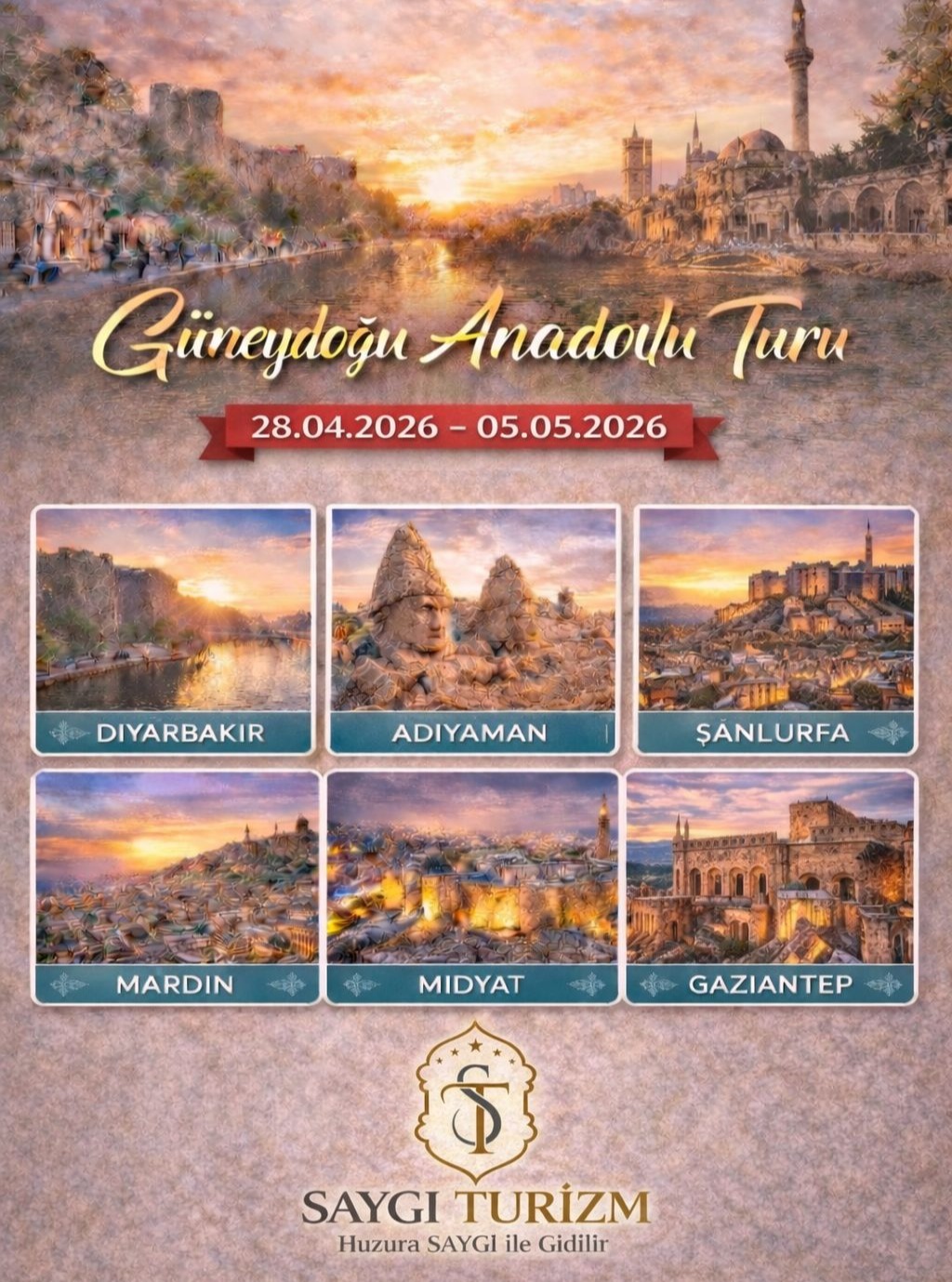 Güneydoğu Anadolu Turumuza Davetlisiniz...