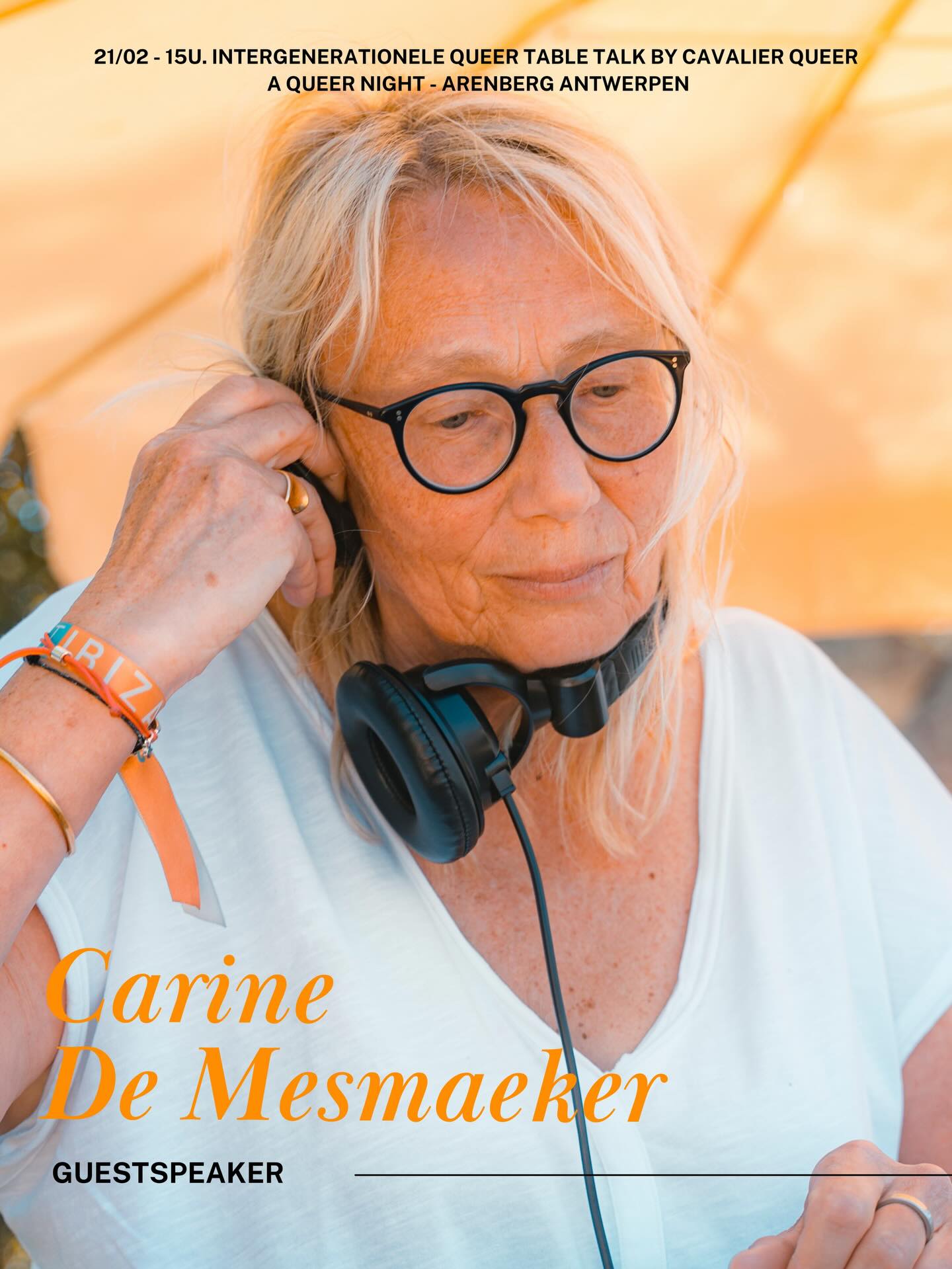 Carine De Mesmaeker van @velvetibiza en @velvet69 is al decennia actief als organisator en producent van queer vrouwenruimtes. Ze bouwde internationale ontmoetingsplekken voor lesbische en queer vrouwen, op momenten en plaatsen waar die structureel schaars zijn geworden. Haar werk vertrekt vanuit de nood aan duurzame, veilige en herkenbare ruimtes, waarin gemeenschap zich kan verdiepen over tijd, generaties en landsgrenzen heen. Carine is een gastspreker in onze intergenerationele queer table talk over Queer Community Organising op 21/02 om 15u in @arenberg_antwerpen voor A Queer Night. Gratis, maar wel even inschrijven. Andere gastsprekers zijn @dagmerrie, @r.r.remus en @nyiragasigwa_hens_ Moderatoren zijn @tot_zover en @lamazone . Intro by @biemdhondt
Kom af!!
De IQTT’s worden gefilmd en gefotografeerd. Met steun van verschillende culturele en erfgoed instellingen en de Vlaamse Overheid.
#tabletalk #communityorganising #arenberg #carinedemesmaeker #cavalierqueer