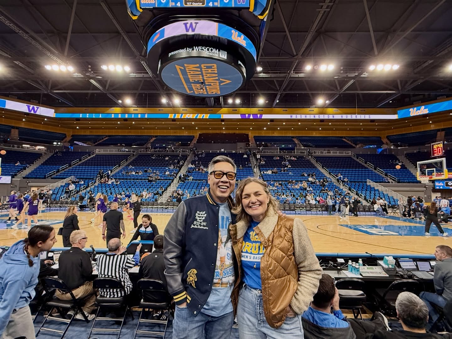 Nothing beats a visit to the old alma mater. @uclawbb has been DOMINANT this season and it was great to finally see these amazing young women in person. Champions made HERE. LET’S GO BRUINS.