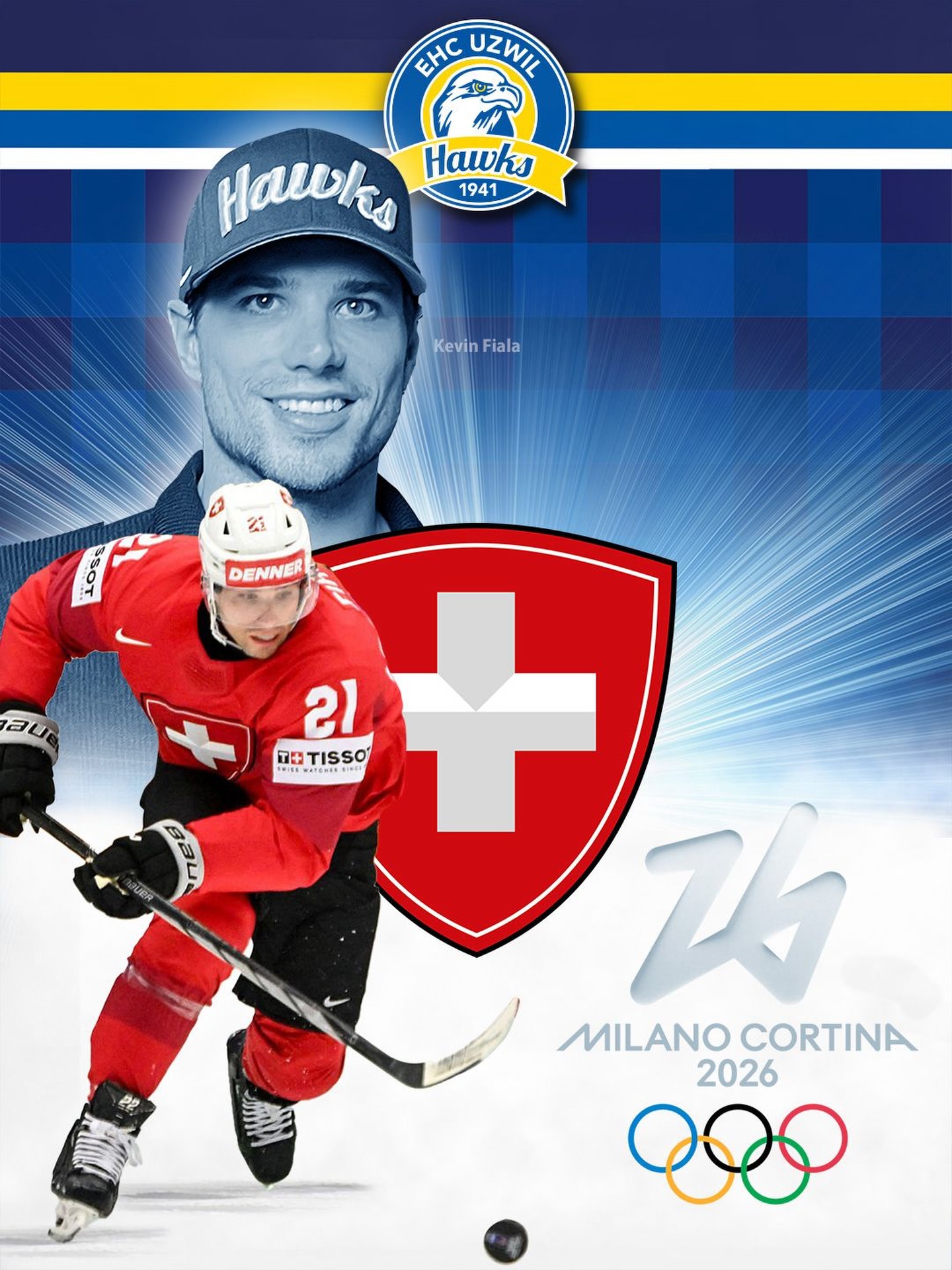 Gestern fiel der Startschuss für das olympische Eishockeyturnier der Männer. Heute Mittag greift auch die Schweizer Nationalmannschaft erstmals ins Geschehen ein und Kevin Fiala übernimmt dabei wieder eine sehr wichtige Rolle. Lieber Kevin, wir wünschen dir und dem gesamten Team viel Erfolg – und hoffen alle auf viele Tore von dir. 😉 Hopp Schwiiz!
Fotomontage mit Bild von: Photos by Andrea Branca/Eurasia Sport Images/Getty Images
#ehcuzwil #olympia #fiala #stolz #HoppSchwiiz