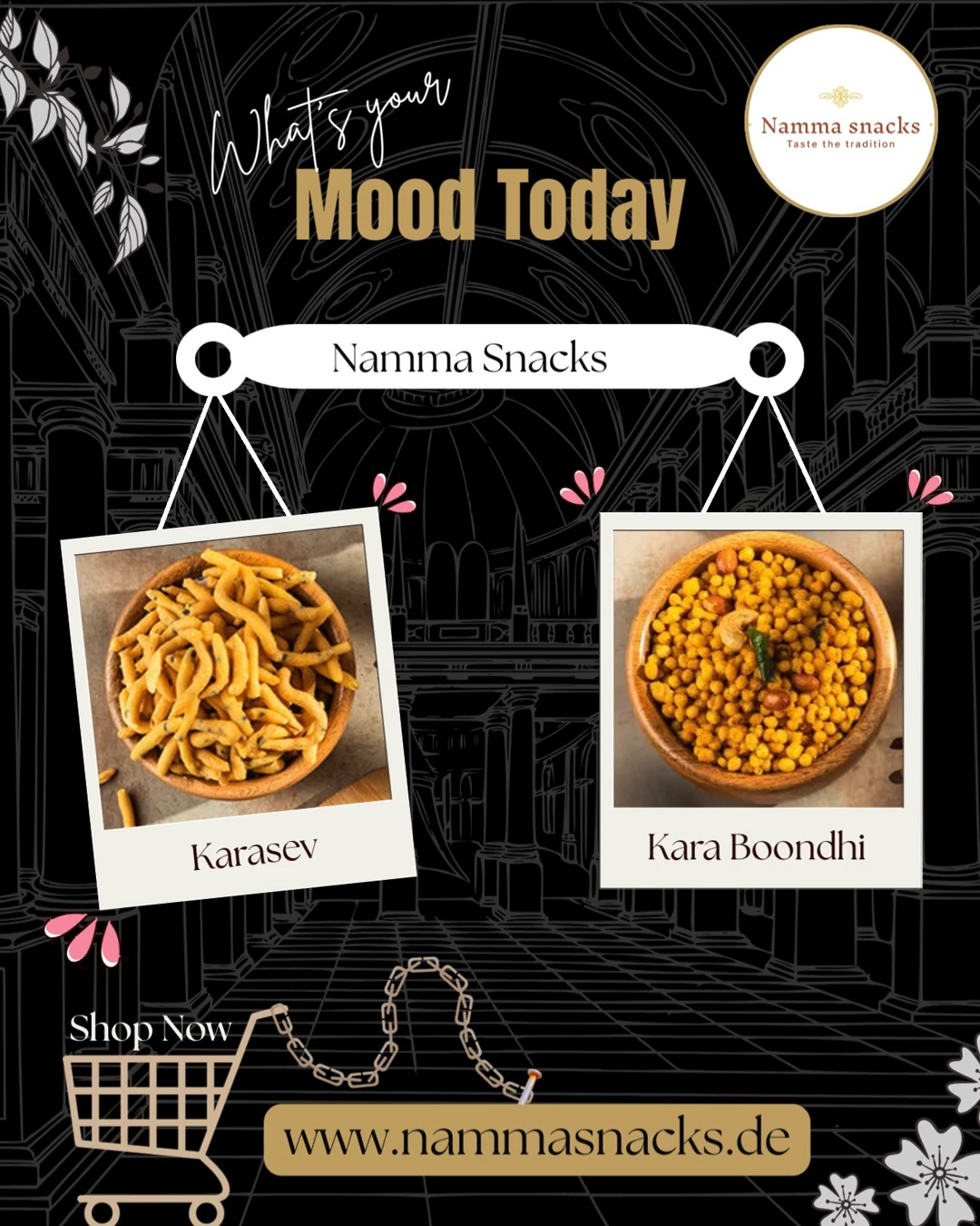 ✨ What’s your Mood Today? ✨
Are you feeling crispy & crunchy or spicy & addictive? 😋🔥
🥨 Karasev – light, crunchy, and perfect with your evening chai
🌶️ Kara Boondhi – spicy, bold, and full of flavour in every bite
No matter the mood… Namma Snacks has you covered! 🤎✨
🛒 Shop now: www.nammasnacks.de
📦 Available across Germany & the Netherlands
#NammaSnacks #RibbonPakoda #SouthIndianSnacks #IndianSnacksInGermany #AuthenticTaste #CrispyDelights #TasteOfHome #SnackTime #HomeStyleSnacks #DesiSnacks #FestivalFlavours #MadeWithLove #FoodieDE #IndianFoodGermany #CrunchySnacks #TraditionalSnacks #TamilSnacks #SpicySnacks #FreshAndCrispy#TasteOfTradition#TogethernessInEvery#Bite#Thattai #AndhraMurukku #Mixture#Seedai #Tastethekick #NetherlandsIndians #ChaiTimeSnacks
