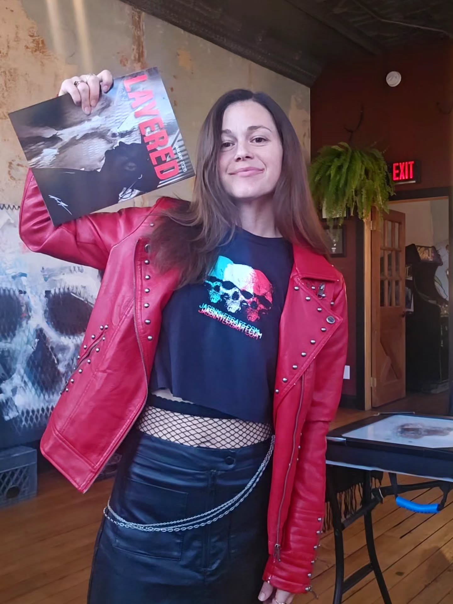 A LAYERED NIGHT ❤️
Magazine Reveal
Art Show
Live Music