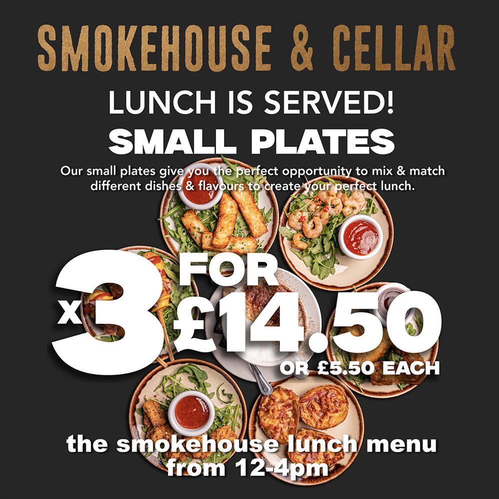 Join us at Smokehouse for lunch, served daily from 12–4pm.
Choose any 3 small plates for just £14.50 – perfect for sharing… or not 😉
-
-
-
#smokehouse #bbq #restaurant #cheshire #knutsford