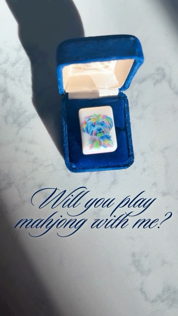 Mahjong is a girls best friend🙌
#mahjongtiles #mahjong #custommahjong #mahjongart #mahjongset