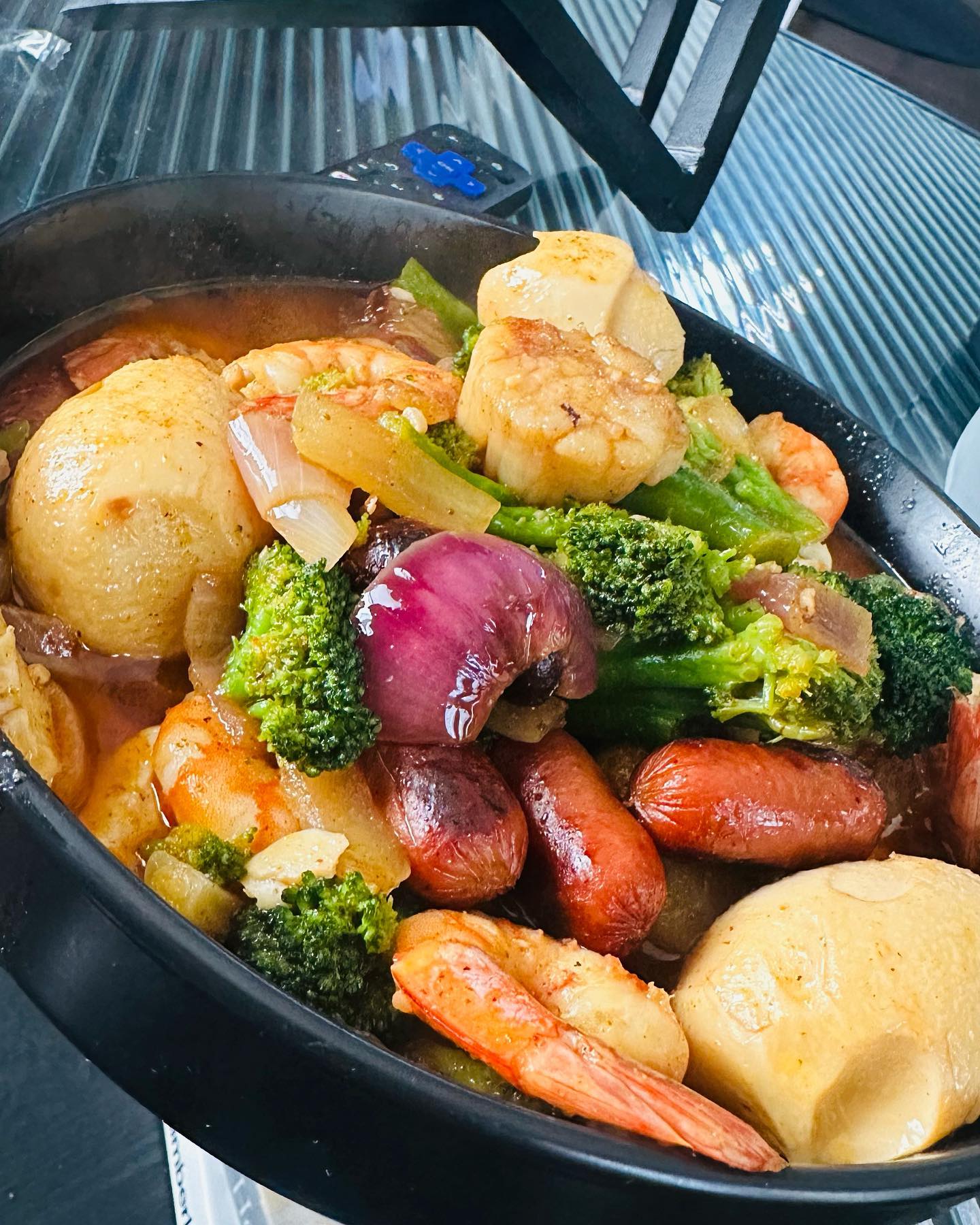Homemade Keto Seafood Boil. 🤤 shrimp, scallops, mini beef sausage, eggs and broccoli.
.
.
.
.
.
#foodstagram #intermittentfasting #keto #ketoaf #ketobreakfast #ketocommunity #ketodiet #ketodinner #ketofam #ketofood #ketofriendly #ketogenic #ketogenicdiet #ketogeniclifestyle #ketojourney #ketolife #ketolifestyle #ketoliving #ketolunch #ketomeals #ketones #ketorecipes #ketosis #ketotransformation #ketoweightloss #lchf #lowcarb #lowcarbdiet #lowcarbhighfat #weightlossjourney