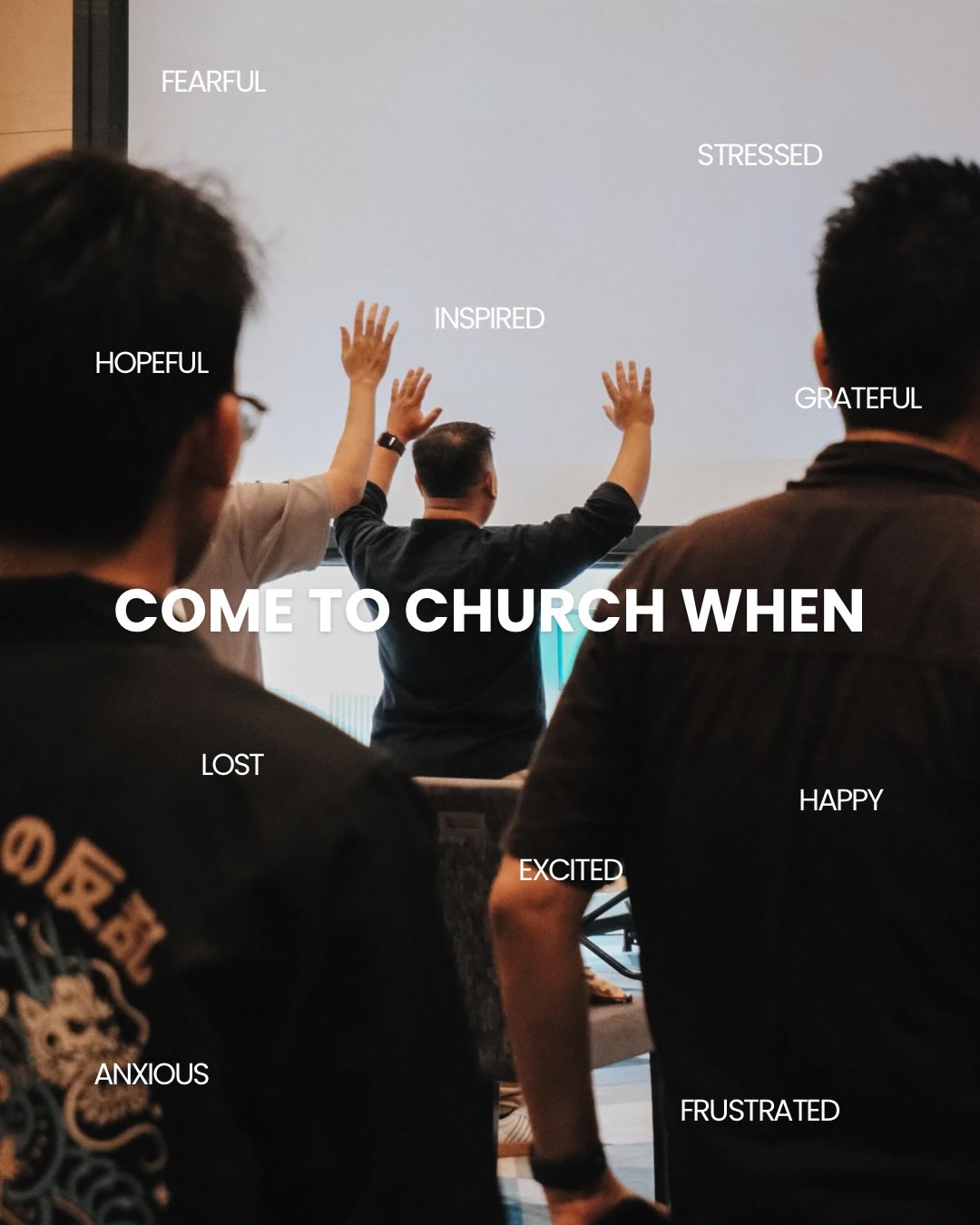 Bring your joy.
Bring your questions.
Bring your worries.
Bring your gratitude.
Come to church when you’re in any season, just come as you are.