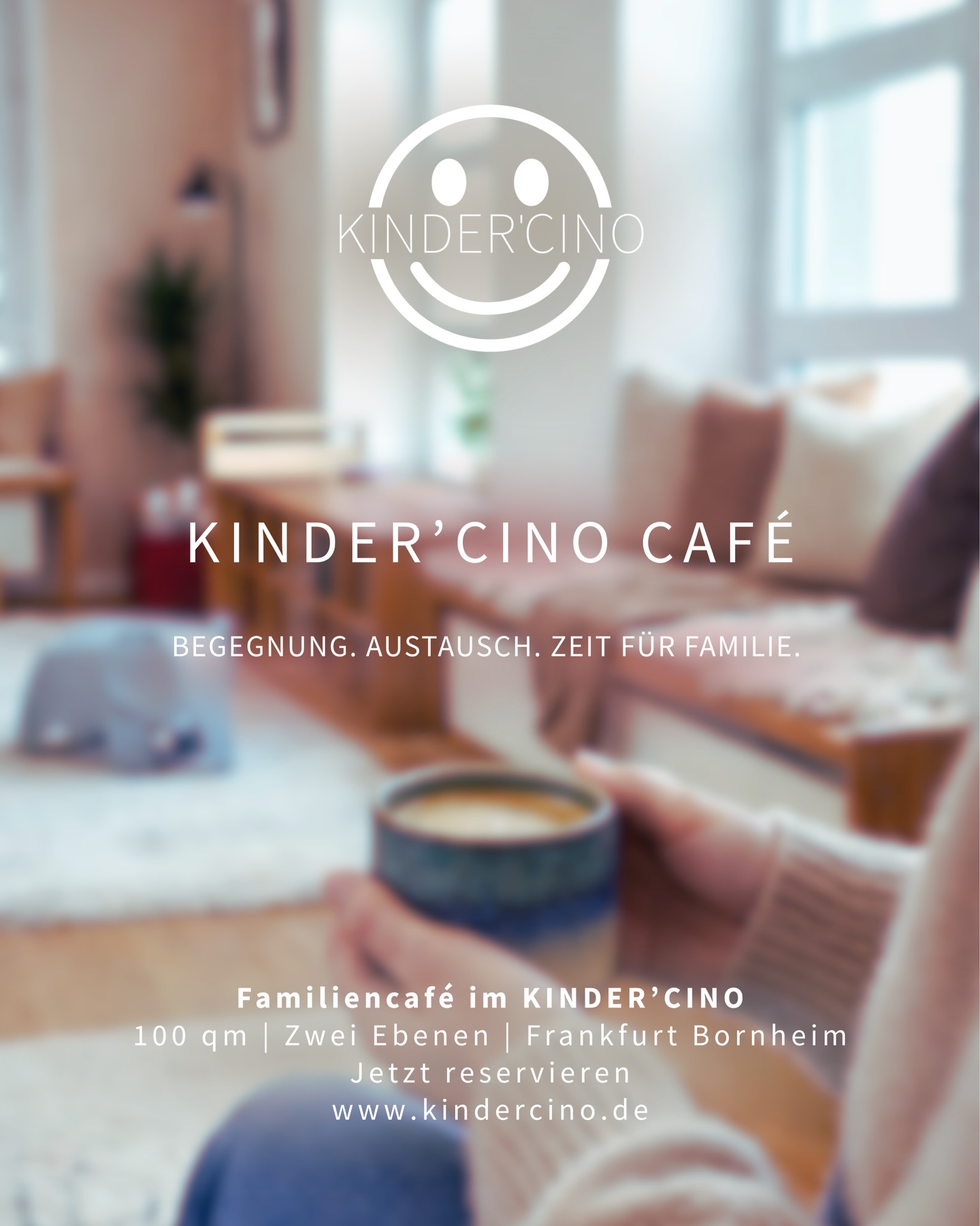 KINDER’CINO CAFÉ in Frankfurt Bornheim.
Ein offenes Familiencafé mit hochwertigem Kaffee, ausgewählten Speisen und klar gestalteten Spielbereichen auf zwei Ebenen.
Pädagogisch begleitet und bewusst strukturiert – damit Familienalltag hier unkompliziert stattfinden kann.
Wechselnde Tagesangebote und saisonale Specials ergänzen das Café im Jahresverlauf.
Reservierung empfohlen.
www.kindercino.de
Direkt zum Angebot:
https://www.kindercino.de/unsere-angebote
#frankfurtbornheim #familiencafe #familieninfrankfurt #cafémitkind