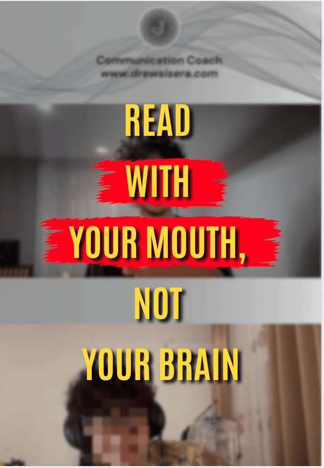 One of the biggest pronunciation problems I see?
Learners read for meaning, not for sound.
You look at half the word.
Your brain predicts the rest.
You move on before your mouth finishes it.
And honestly?
That’s a compliment.
It means your brain processes information quickly.
When we read silently, we don’t look at every letter.
We recognize patterns.
We predict endings.
We skim.
But when you speak out loud, that habit hurts you.
Because pronunciation requires:
• finishing the word
• hitting the final consonant
• respecting every visible sound
If you rush your eyes ahead of your mouth,
your tongue never completes the movement.
So for pronunciation training, we flip the priority.
Not:
“Do I understand this?”
But:
“Did I pronounce every sound I see?”
Slow it down.
Finish the word.
Train the mouth.
Speed comes later.
#EnglishCoaching #EnglishPronunciation #SpeakEnglishClearly
#EFLJourney #FluencyBuilding #ClearCommunication
#ESLSuccess #ConfidenceInEnglish
#EnglishForProfessionals #LanguageLearning #CoachLife