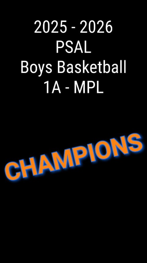 All of the hard work, and practices have finally paid off. 🏀 CONGRATULATIONS to the Boys Basketball Team for winning the PSAL Boys Basketball 1A MPL Championship!
#champions #basketballislife #psal #forsyth #bigrings