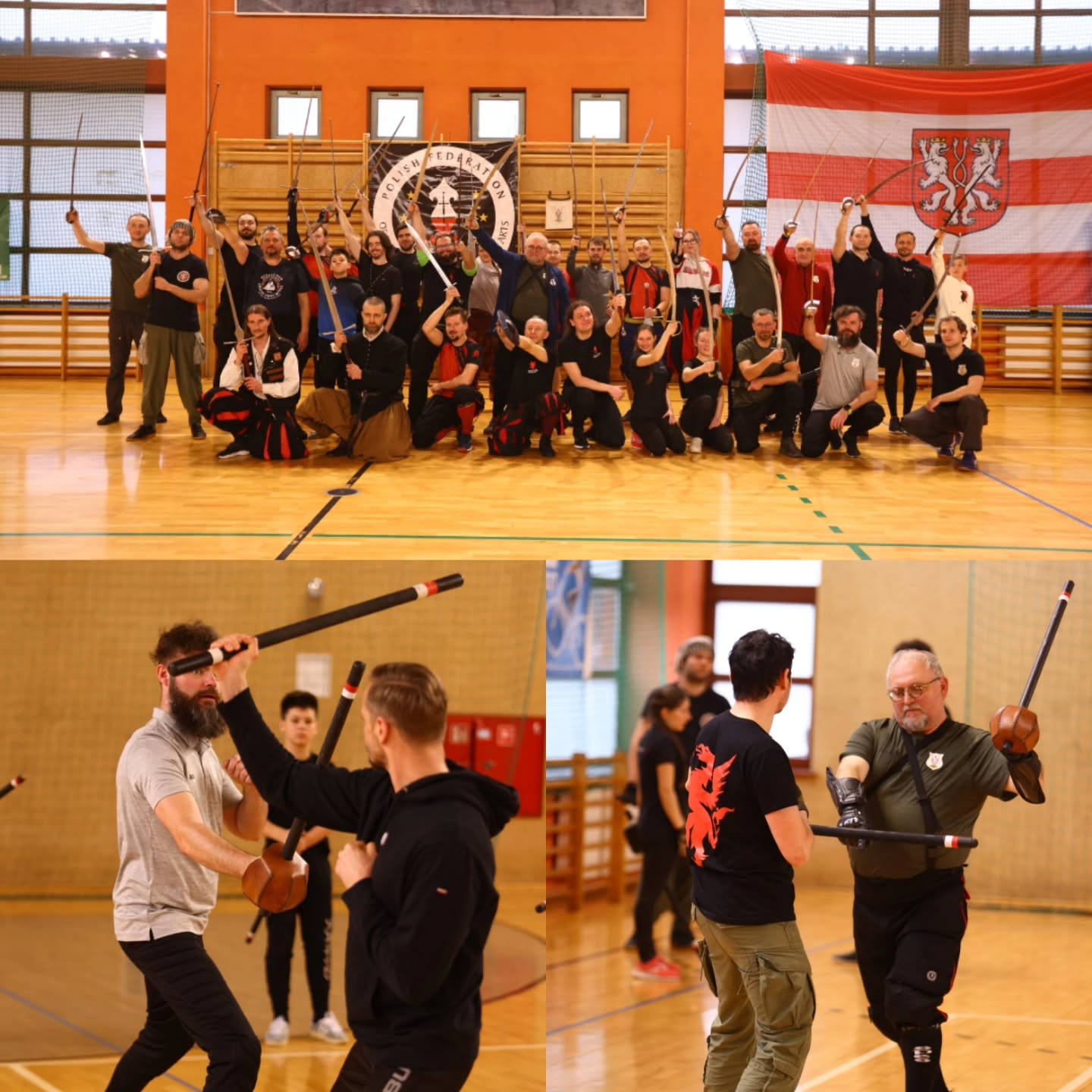 @pfdesw Polish Federation of Historical European Martial Arts courtesy of @leonardmarynowski and Signum Polonicum Wrocław