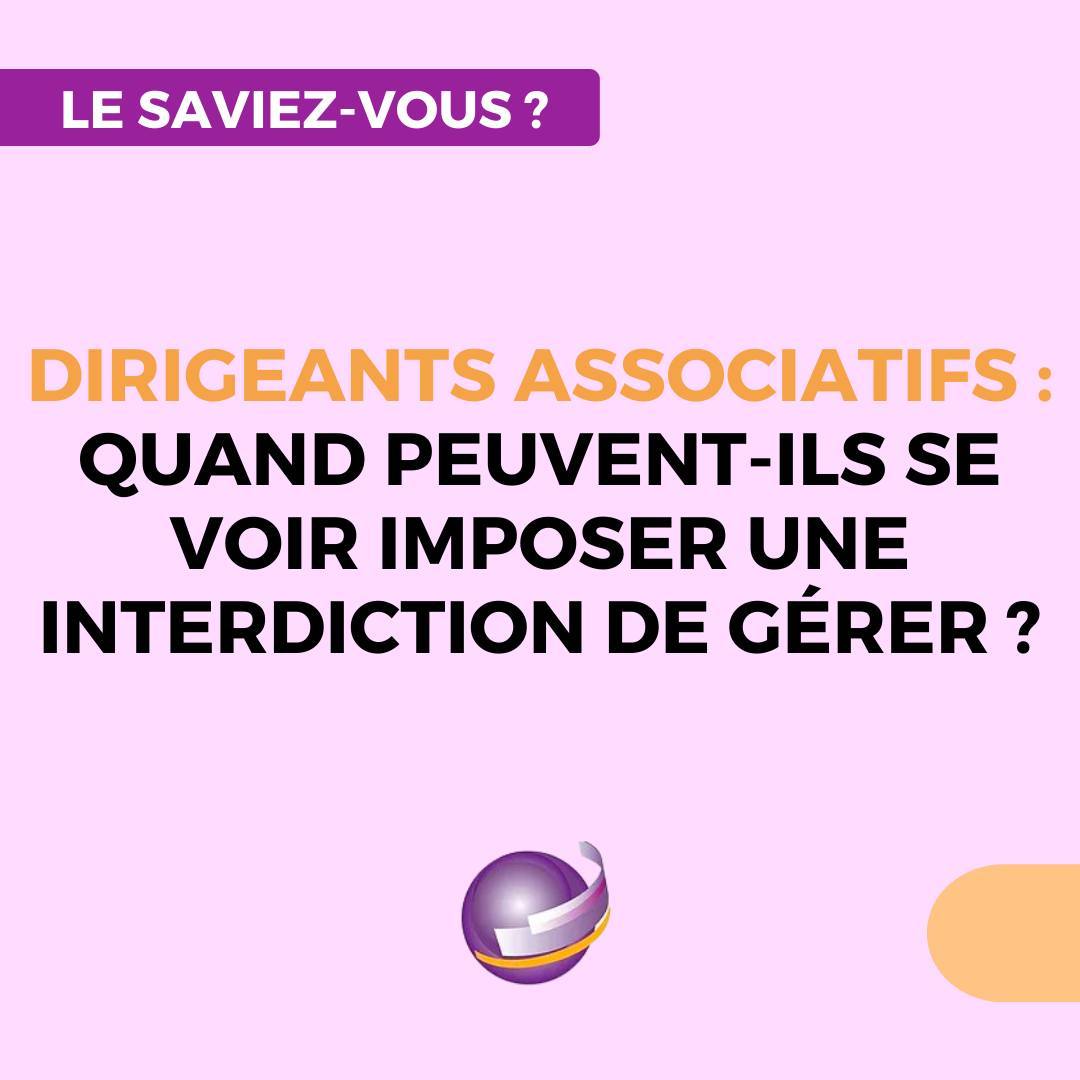 Dirigeants associatifs : quand peuvent-ils se voir imposer une interdiction de gérer ?
Le dirigeant d'une association en liquidation judiciaire ne peut pas être condamné à une interdiction de gérer une personne morale en raison de l'absence de suivi juridique de l'association.
Envie d’en savoir plus ?!
lien en bio
_____________________________
#managers #expertcomptable #conseil #marseille #lyon #paris #entreprise #social