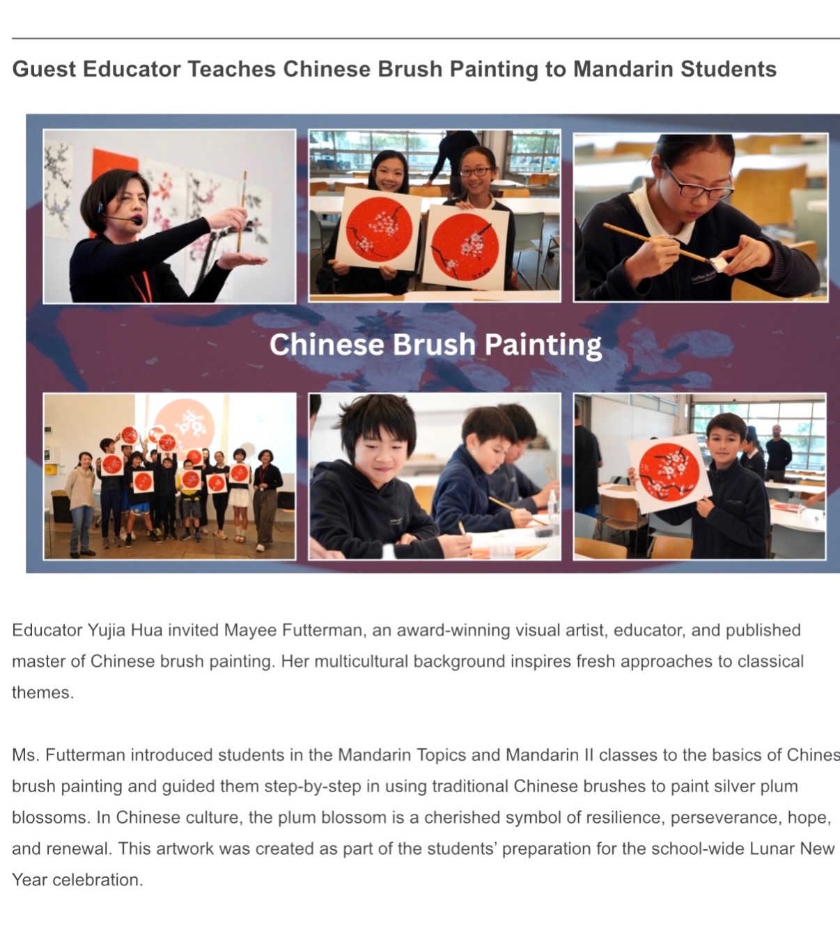 Our youngest Bruins at UCLA’s Geffen Academy (Middle and High School) had a go at Chinese Brush Painting as part of their Lunar New Year Celebrations! Many thanks to Geffen’s awesome Mandarin Teacher @_yujiah and staff for organizing the workshops! I teach hundreds of school children but this holds a special place in my heart because I am a proud Bruin too 💙💛💙💛 @geffenacademy @ucla @uclaextension @uclaxvisual