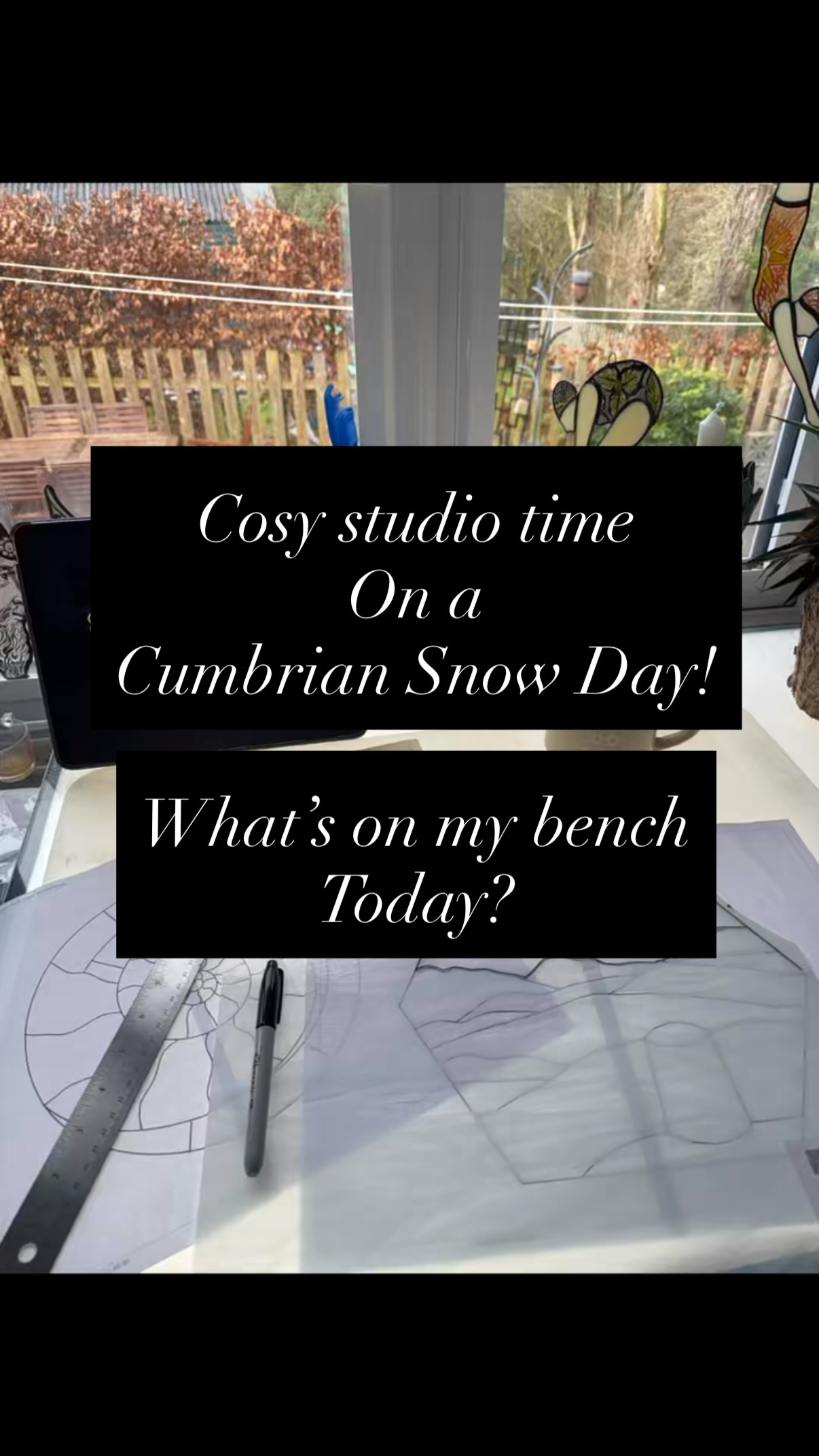 Soooo nice just working away on orders and smaller bespoke commissions in a cosy workshop with views of the snow on the surrounding mountains 😍
Multiple projects & orders on the go, with the next large window commission starting tomorrow!
Today’s focus with short deadlines - a fabulous nautilus that is going to absolutely celebrate & showcase the beauty of streaky glass to maximise the impact of a design, and a request to recreate my ‘favourite’ piece from the BBC show @make_it_at_market - “Top of the world” depicting the vista at the summit of CatBells 😍
And a sneak peak of just one sheet from last week’s glass haul on my glass geek road trip!!
#stainedglass #glassartist #lakedistrict #sundayfunday bespoke
@edenvalleyartisticnetwork @arts_cumbria @cumbrialifemag @visitkeswick @lakedistrictcumbria @rheged_centre @hare_hill_barn @gatherennerdale @thehappyherdwick @the_makers_mill @landscapemag