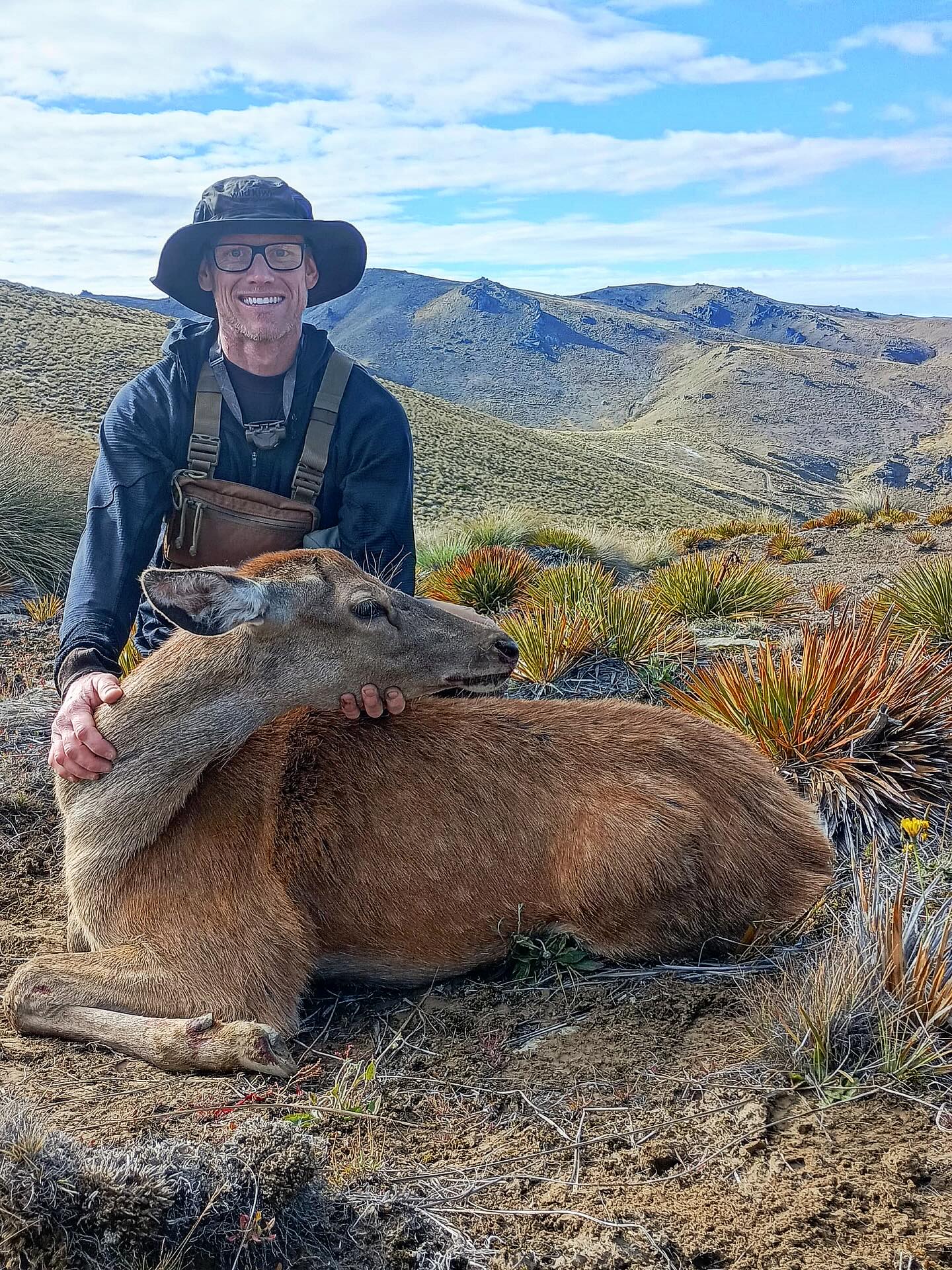 Good couple of days meat hunting! Steve from Montana managing to take a Red, Fallow, Goat and Pig. Plenty of animals seen and freezers filled 👌🏼 #southislandhuntingnz #freerangemeat #hunting #deer