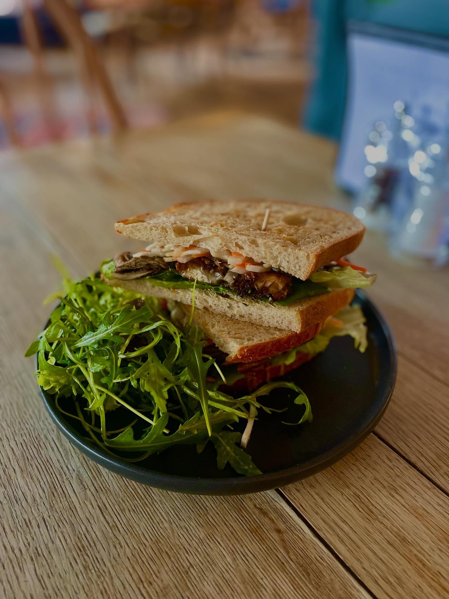 โจNEW MENUโจ
On our lunch menu we have two new sandwiches:
- Teriyaki glazed hen of the woods (mushroom), Asian slaw.
- Shredded paprika chicken, roasted red pepper & rocket
#bristolgoodfood #bristolpubfood #bristolrestaurant #bristolwheretoeat #bristolfood