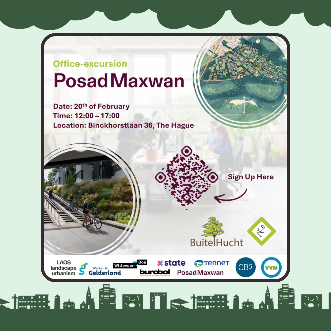 Hey! Do you like proper architectural/planning designs, networking and a chance to see how a design firm operates?! Come join the PosadMaxwan excursion!
On Friday 20 February there’ll be an excursion to 📍 The Hague where they’ll talk about some of their recent projects, future prospects and more. We will leave from Campus/Omnia at 12:00h by public transport.🚆
Check out their website https://posadmaxwan.nl/en to see what type of work they do and you can sign up via the website (link in bio) > Calendar or via the Whatsapp community to join the excursion, for free!
See you there!