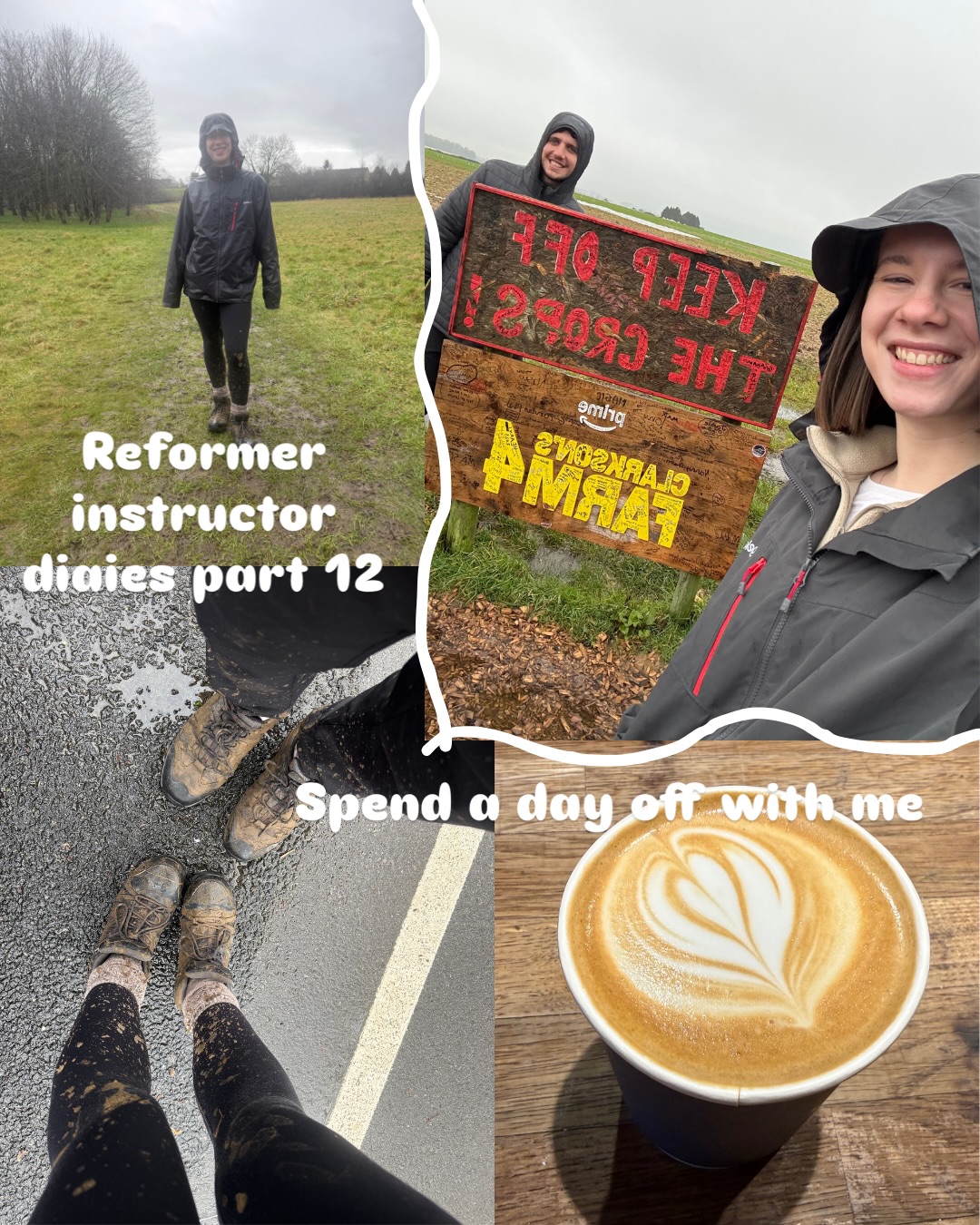 Reformer instructor diaries part 12🧘🏻♀️
Spending days off with @jamesgraham1999 is the best! We wanted to make the most of it so just embraced the rain 🥲😂
#zoetidmarshpilates #pilatesinstructor