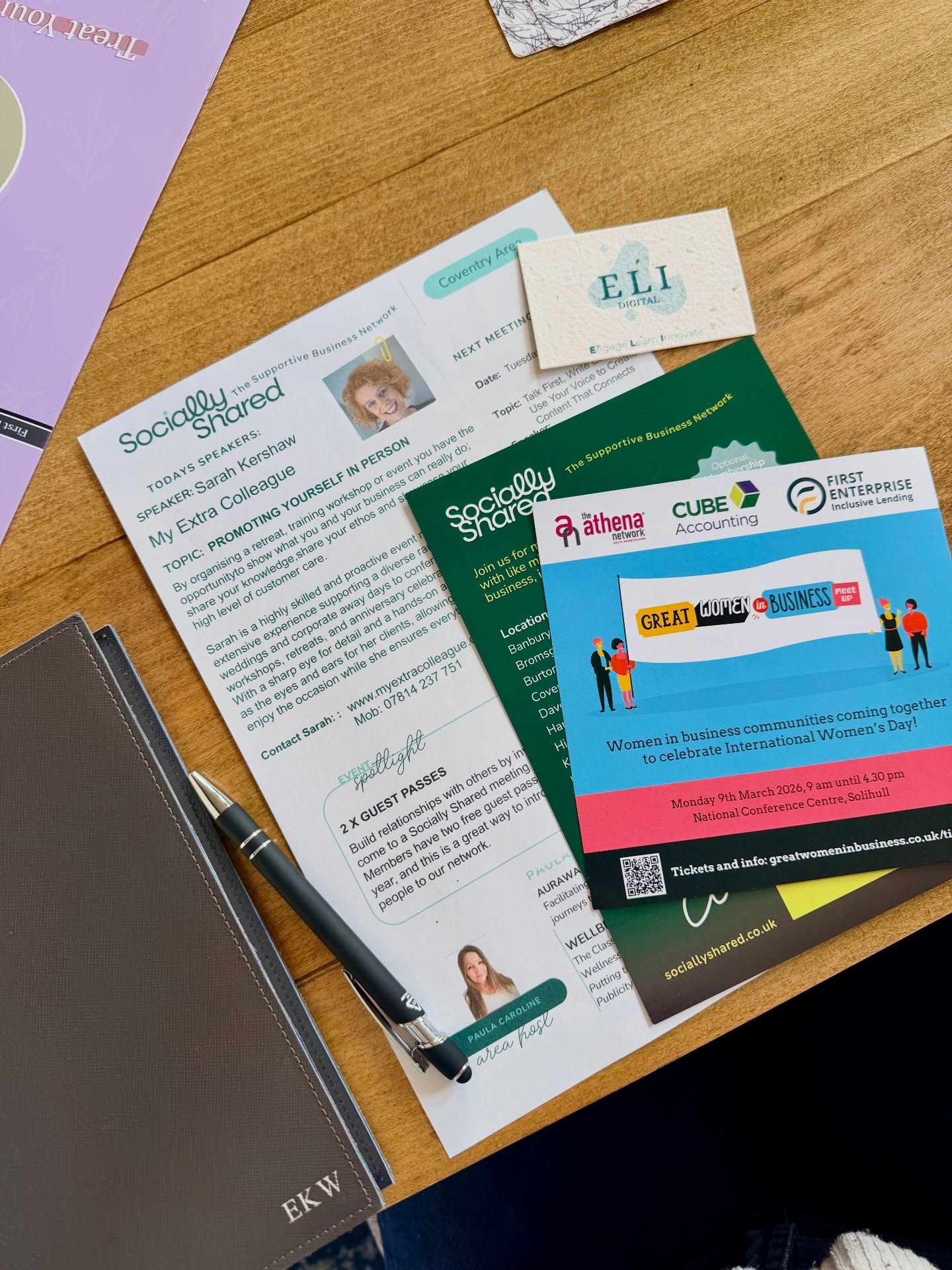 Today we attended our first @sociallyshared networking event, kindly invited by Stephanie Napier (@willsonssols) and with a brilliant talk from Sarah Kershaw on promoting yourself in person.
The biggest takeaway?
➡️ Don’t just show up, show up intentionally
➡️ Know your audience
➡️ Refine your introduction
➡️ Create simple ways to build genuine connections
➡️ Ask for feedback so you can improve
Beyond the talk, what stood out most was how inclusive and welcoming the room felt. A space where women genuinely support one another’s growth, all things we value at ELI Digital 😊
Networking and ongoing professional development are so important, growth happens when you put yourself in the right rooms 😊
Already looking forward to the next one!