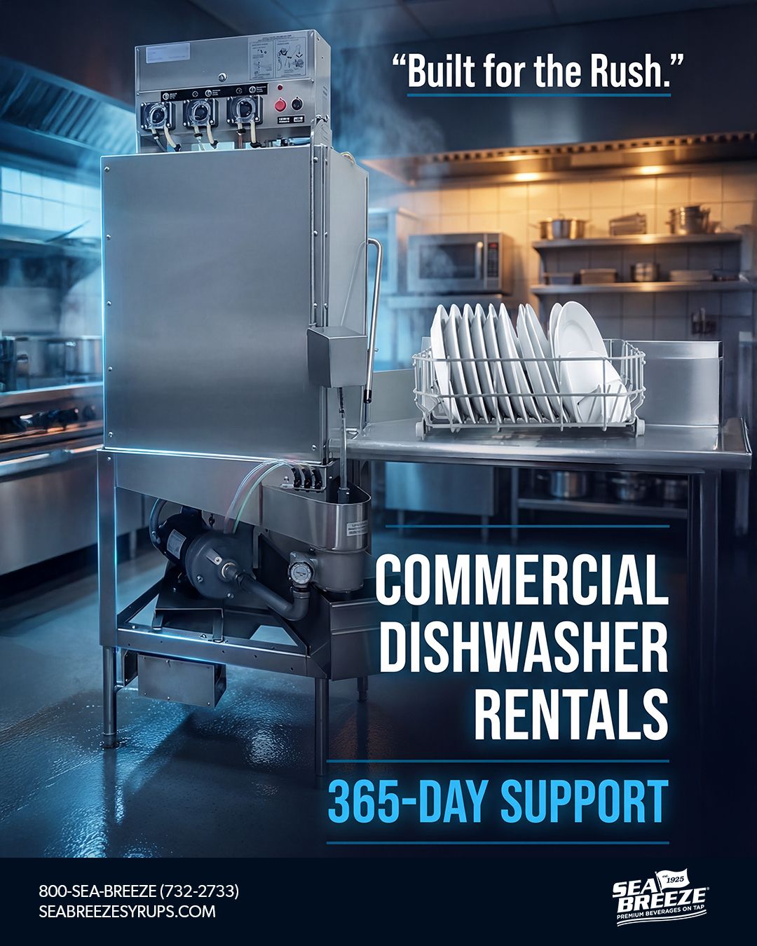 The rush doesnāt stop.
Neither do we.
Sea Breeze Commercial Dishwasher Rentals
ā 21.5ā Door Clearance
ā Powerful 1.5 HP Motor
ā Solids Advantage System
ā Professional Delivery & Installation
ā 24-Hour Customer Support
When performance matters, trust the team thatās available all year.
š² Contact Sea Breeze today
#CommercialDishwasher
#RestaurantEquipment
#FoodServiceIndustry
#KitchenOperations
#RestaurantOwners