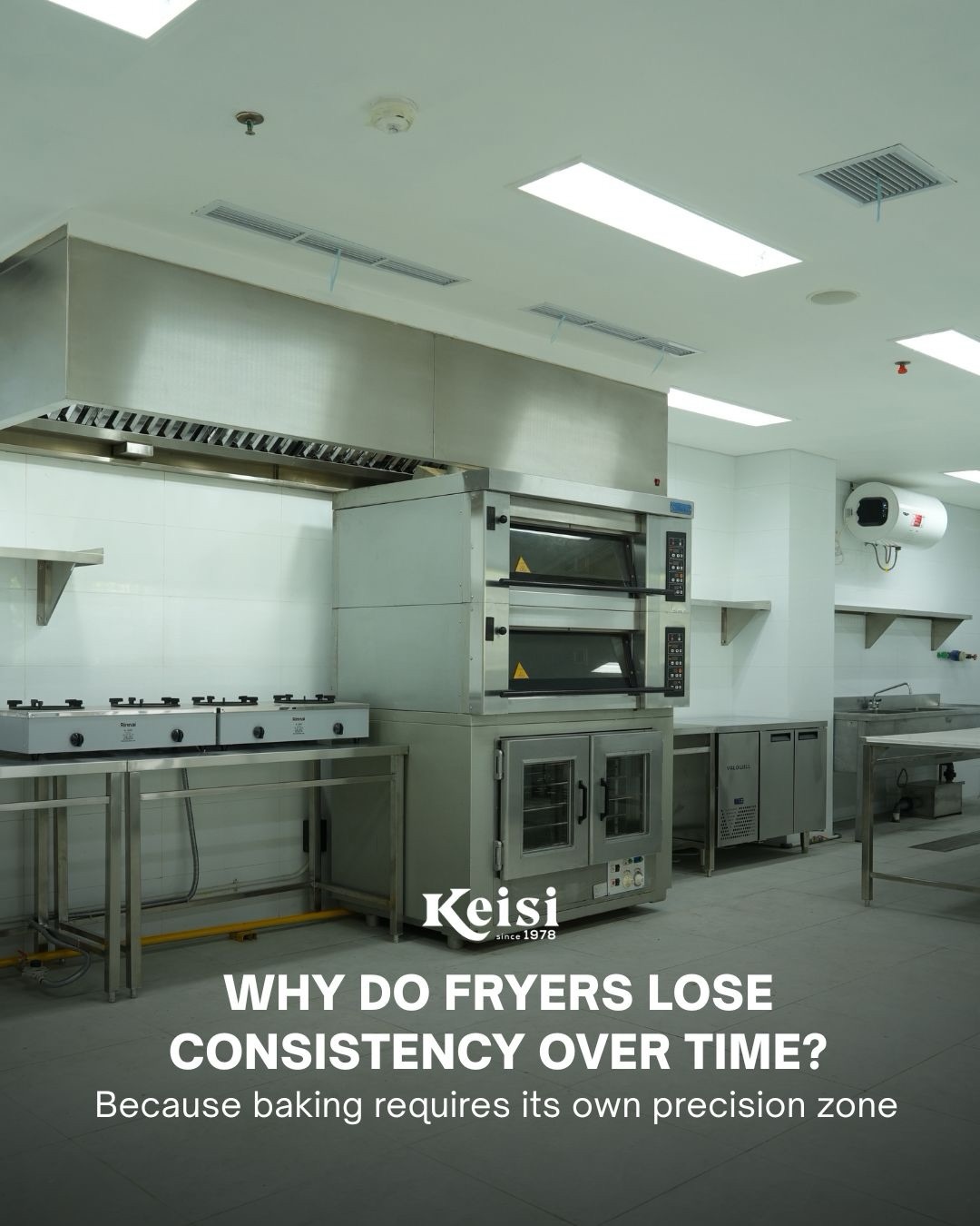 Pastry and baking require a controlled environment where temperature, humidity, and workflow remain consistent. Unlike general kitchens, specialized baking zones must be designed to eliminate interference and maintain precision throughout the process.
At Politeknik Jakarta International (JIHS), this baking kitchen was developed with dedicated zoning and equipped with professional ovens from Kolb and Rational to replicate real industry conditions. The environment allows students to practice technical pastry skills using equipment standards commonly found in hotels, bakeries, and commercial production kitchens.
Keisi supports culinary institutions by creating training facilities that bridge education with professional industry requirements—ensuring students graduate with relevant, real-world experience.
#Keisi #CulinaryEducation #BakingKitchen #ProfessionalOvens #KitchenDesign