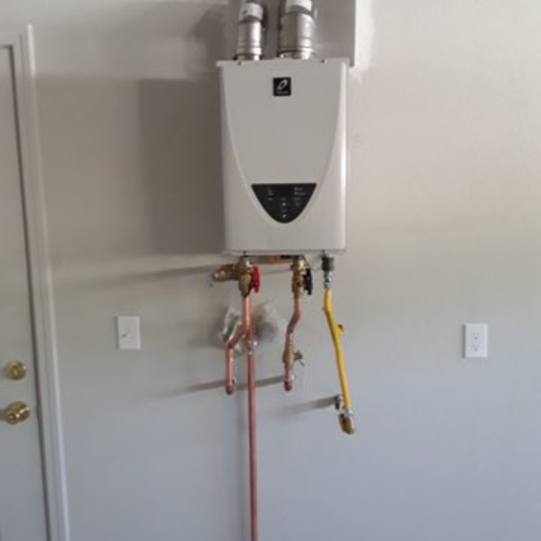 Tankless water heater upgrade