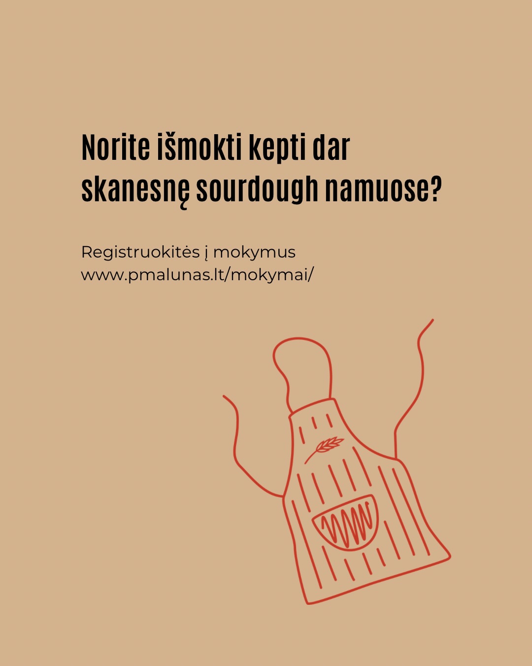 Raugas ir duona – mūsų kepyklos širdis. O mokymai – būdas tuo pasidalinti.
Skelbiame kovo mėnesio datas 🙌🏻
🍞 Sourdough duonos mokymai (I lygis) – jei norisi pradėti ramiai, nuo pagrindų, suprasti visą procesą ir susidraugauti su raugu be streso.
🍞 Sourdough duonos mokymai (II lygis) – NAUJIENA ✨
Skirti jau kepantiems ir norintiems išmokti kepti sourdough su priedais ir skirtingų rūšių duonas su raugu.
Abiejose mokymuose dirbame mažoje grupėje (tik 7 vietos), todėl galime skirti dėmesio kiekvienam.
Būna daug klausimų, daug „aha“ momentų ir daug tešlos rankose 🙂
Jei jau kurį laiką galvojate „gal laikas“ – galbūt tas laikas dabar.
Daugiau informacijos ir registraciją rasite: www.pmalunas.lt/mokymai