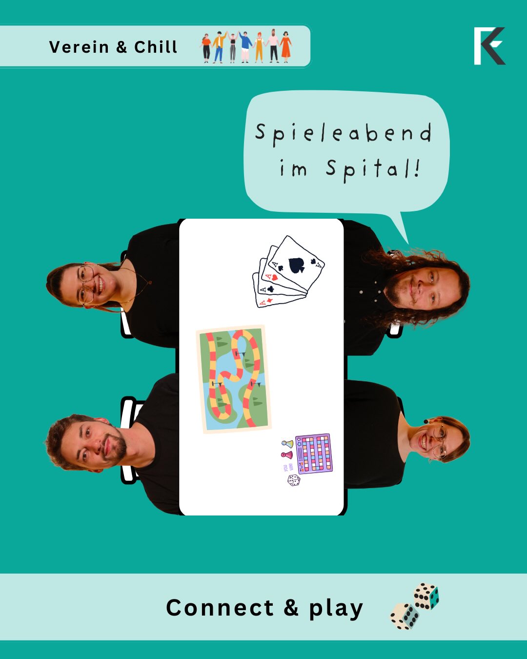 Spieleabend | Freitag, 13. Februar | ab 20 Uhr | im Spital 🎲
Entspannter Spieleabend mit Generation KF.
Neben Karten & Games bleibt genug Zeit, um über die anstehende Wahl zu sprechen, Fragen zu stellen und uns kennenzulernen. Komm vorbei und schnupper rein!
Politik darf auch locker sein 🥰
#genrationkf #generationkfvereinchill #generationkftipp #kaufeuren #generationkfwahlkampf
