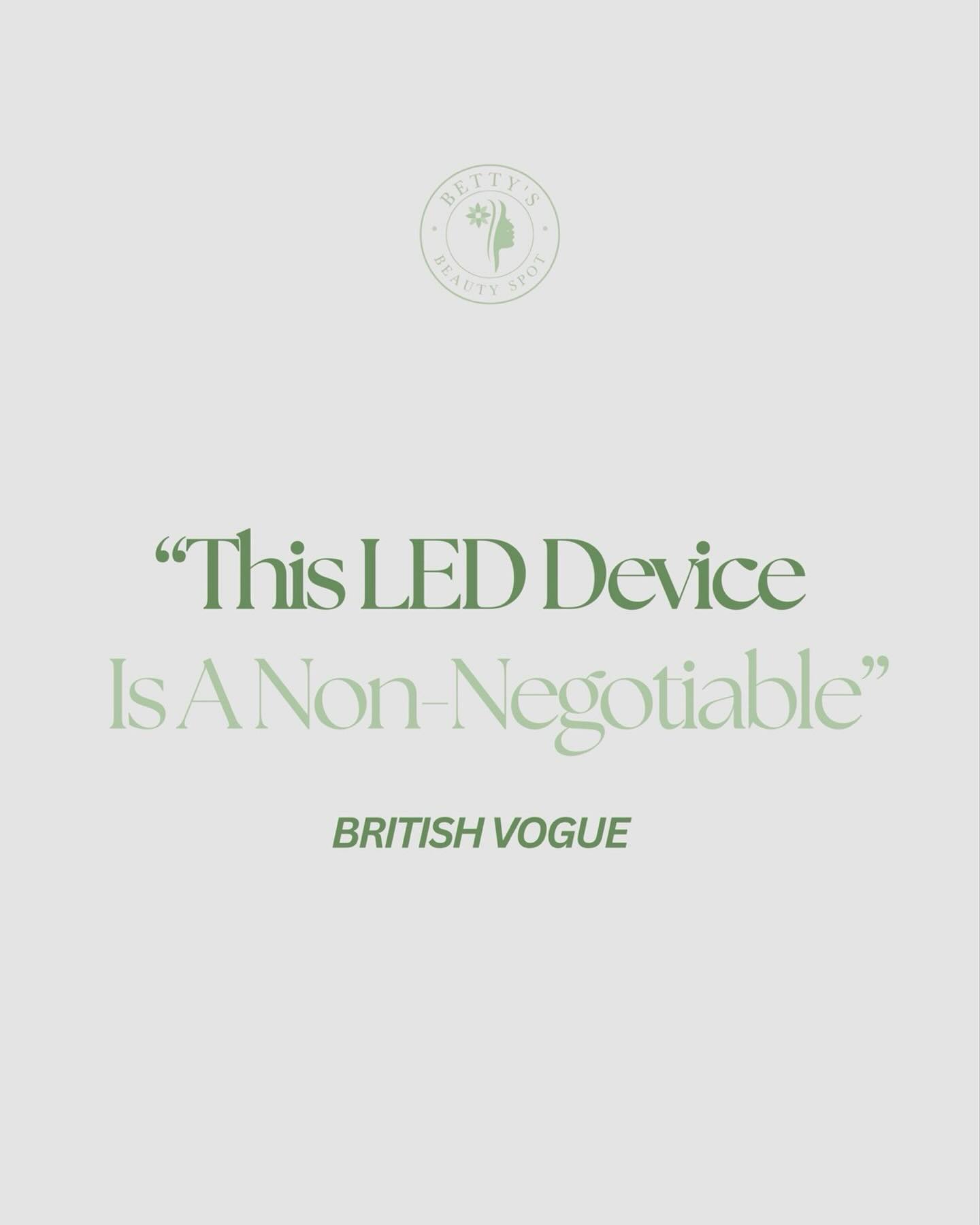 British Vogue labels Dermalux LED therapy as “non-negotiable” - and here’s why ✨
LED light therapy works at a cellular level to:
✔️ Boost collagen
✔️ Kill acne bacteria
✔️ Reduce inflammation
✔️ Speed up healing
✔️ Improve overall skin health
This is real skin science, not just a trend.
If you’re serious about your skin - this is for you.