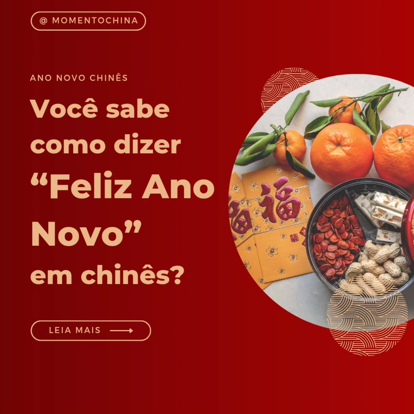 Você sabe como dizer "Feliz Ano Novo" em chinês?
Aprenda conosco e surpreenda aquele seu amigo chinês 🐎🎇
Edição: Valentina Curi Hage - @valentinacurihage