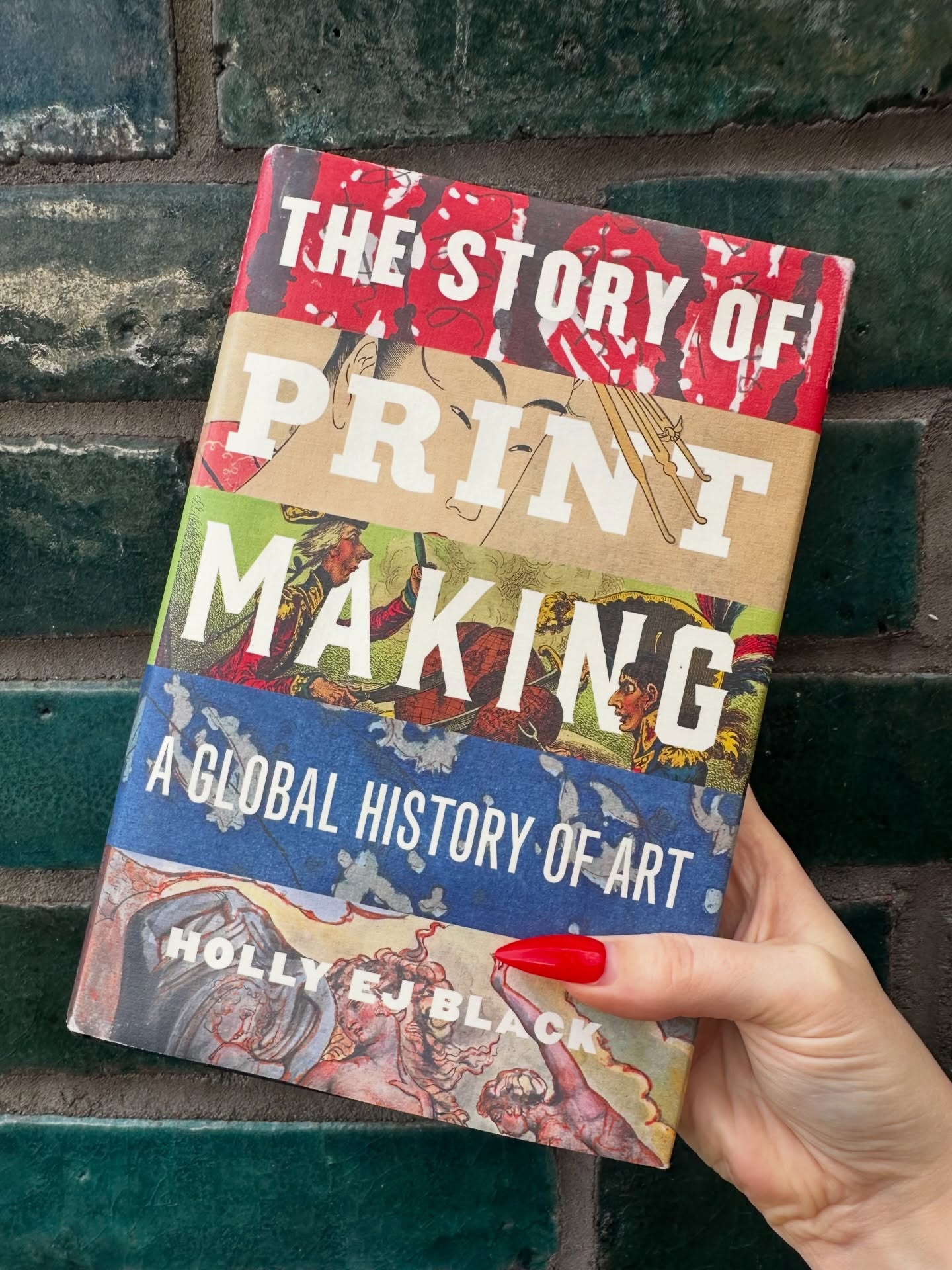 A very exciting week for @hollyejblack here at @beulahroadstudios receiving the first hard copy of her book ‘The Story of Printmaking’, which will be published on 28th April by Yale University Press! Isn’t it gorgeous ❤️🔥 (will put the @yalebooks link to find out more and pre-order in stories!)
Holly Black @hollyejblack is a visual arts journalist and Contributing Arts Editor at @theworldofinteriors. She has written for titles including the Financial Times, ArtReview and Wallpaper, and has given talks at the Royal Academy, the National Gallery and more.
Her first book ‘Artists on Art: How They See, Think and Create’ was published in 2022 and her second book, ‘The Story of Printmaking’ is being published on 28 April by Yale University Press.
Her new substack newsletter ‘Various Imprints’ explores art and print, sharing exhibition openings, book review, recent articles, and highlighting particularly brilliant works.
When she’s not writing she’s trying to keep up her own printmaking practice.
Holly has been a resident of @beulahroadstudios for almost two years! Her glamorous assistant, Boko the French Bulldog, keeps the studio company most days. 🐶