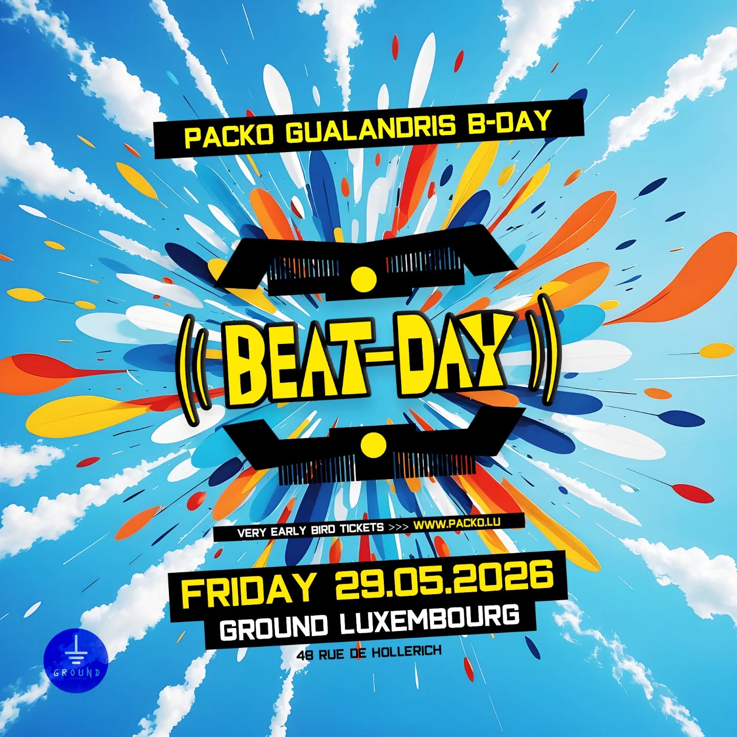 BEAT-DAY 2026 / more infos soon! 🙂
#Beatday2026 #luxembourg #techno #nightlife #undergroundtechno
