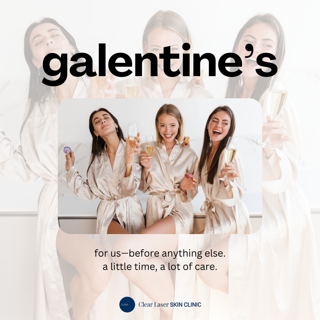 Feb 13 = Galentine’s Day.
A little time, a lot of care — plan your self-care date with your girls in advance.
Because you deserve it, together.
#GalentinesDay #ClearLaserSkinClinic #SelfCareWithFriends #PlanAhead