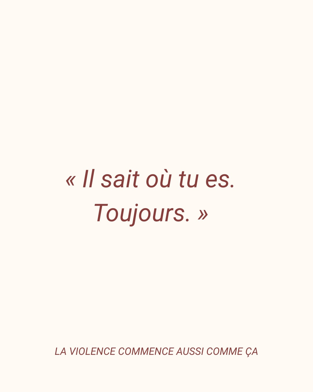 Au début, la surveillance se présente souvent comme de la confiance :
« Dis-moi quand tu arrives », « C’est normal que je sache où tu es », « Je m’inquiète ».
Mais la confiance crée de la liberté. Elle repose sur l’absence de contrôle.
Quand il faut se justifier, expliquer ou rassurer en permanence, on bascule vers la surveillance.
Demander des comptes répétés, exiger des réponses immédiates, contrôler les déplacements ou les fréquentations installe une contrainte continue : la liberté devient conditionnelle.
Sur le plan neurobiologique, vivre sous surveillance maintient le système nerveux en état d’alerte chronique (hypervigilance, charge allostatique élevée). C’est ce que décrivent les travaux sur le trauma complexe (Judith Herman).
Ce n’est ni un excès affectif ni une maladresse relationnelle.
Il s’agit d’une dynamique structurée de pouvoir, où l’autre n’est plus reconnu comme un sujet autonome (Paul-Claude Racamier).
Avec le temps, la contrainte devient implicite : la personne anticipe, s’adapte, s’auto-surveille.
C’est le mécanisme central du contrôle coercitif (Evan Stark) : la violence agit par restriction progressive des libertés, sans force visible.
Les effets sont profonds : perte d’autonomie psychique, désorientation interne, doute chronique, gaslighting (Giulia Foïs).
La confiance libère.
La justification enferme.
Savoir toujours où tu es n’est pas un signe d’amour.
C’est un rapport de pouvoir.
La violence commence aussi comme ça.
#controlecoercitif
#microtraumatismes
#consentement
#santementale
#psychotrauma