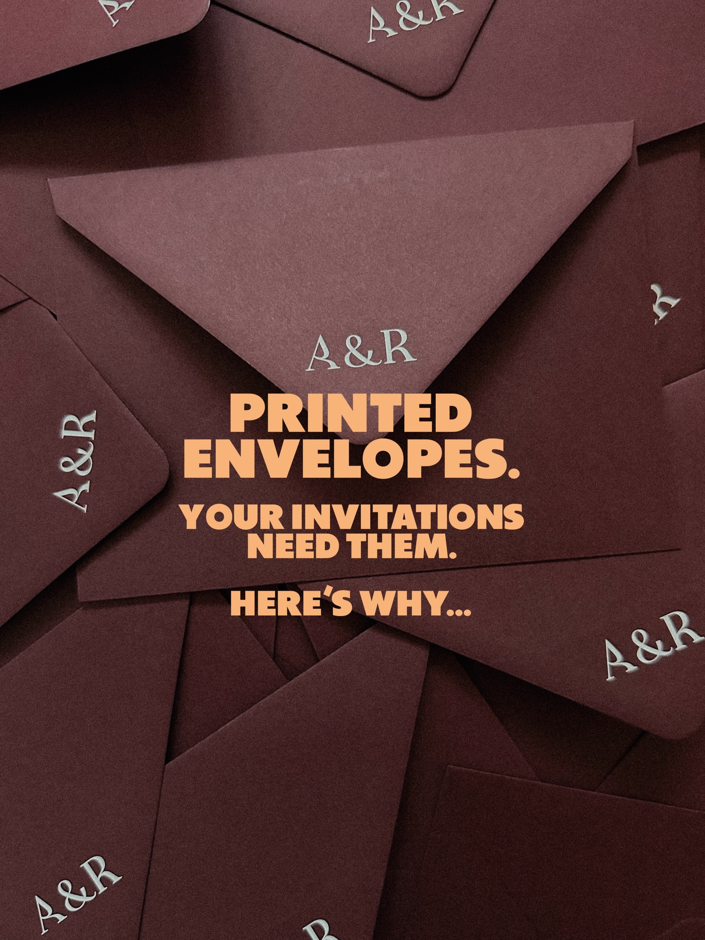Printed envelopes 💌 I just LOVE them 🫶🏽
If you’re spending money on gorgeous invitations, treat them to a gorgeous envelope too - you won’t regret it 😍